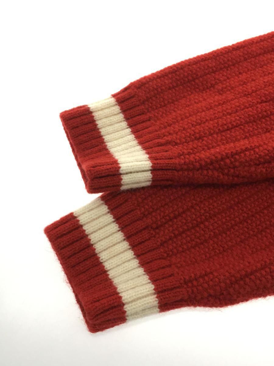 Undercover Cropped Collegiate V Neck Wool Knit Sweater Size US L / EU 52-54 / 3 - 5 Thumbnail