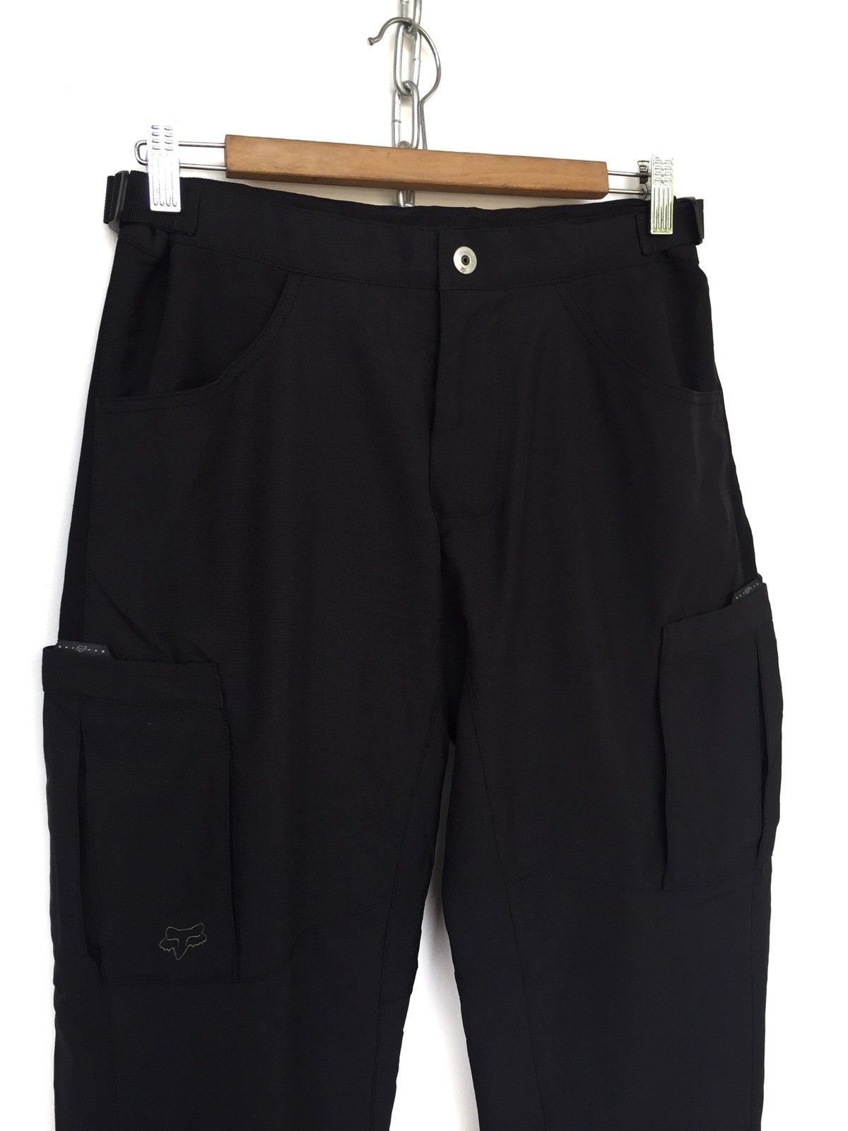 Fox Racing Vintage Fox Racing Velcro Strap Waist Hem Cargo Biker Pants Size US 30 / EU 46 - 2 Thumbnail