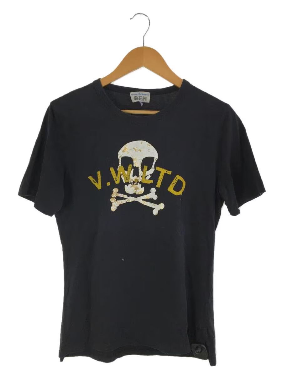 image of Vivienne Westwood Skull Logo Tee in Navy, Men's (Size Small)