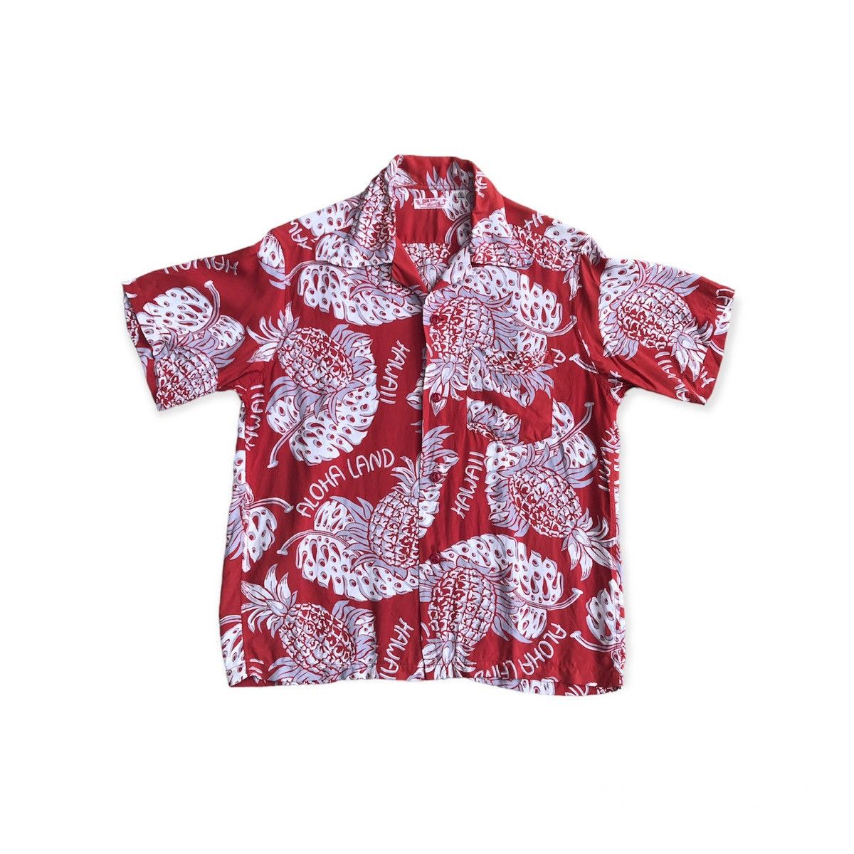 image of Jams World x Mambo Vintage Sun Surf All Over Print Rayon Hawaiian Shirt, Men's (Size Small)