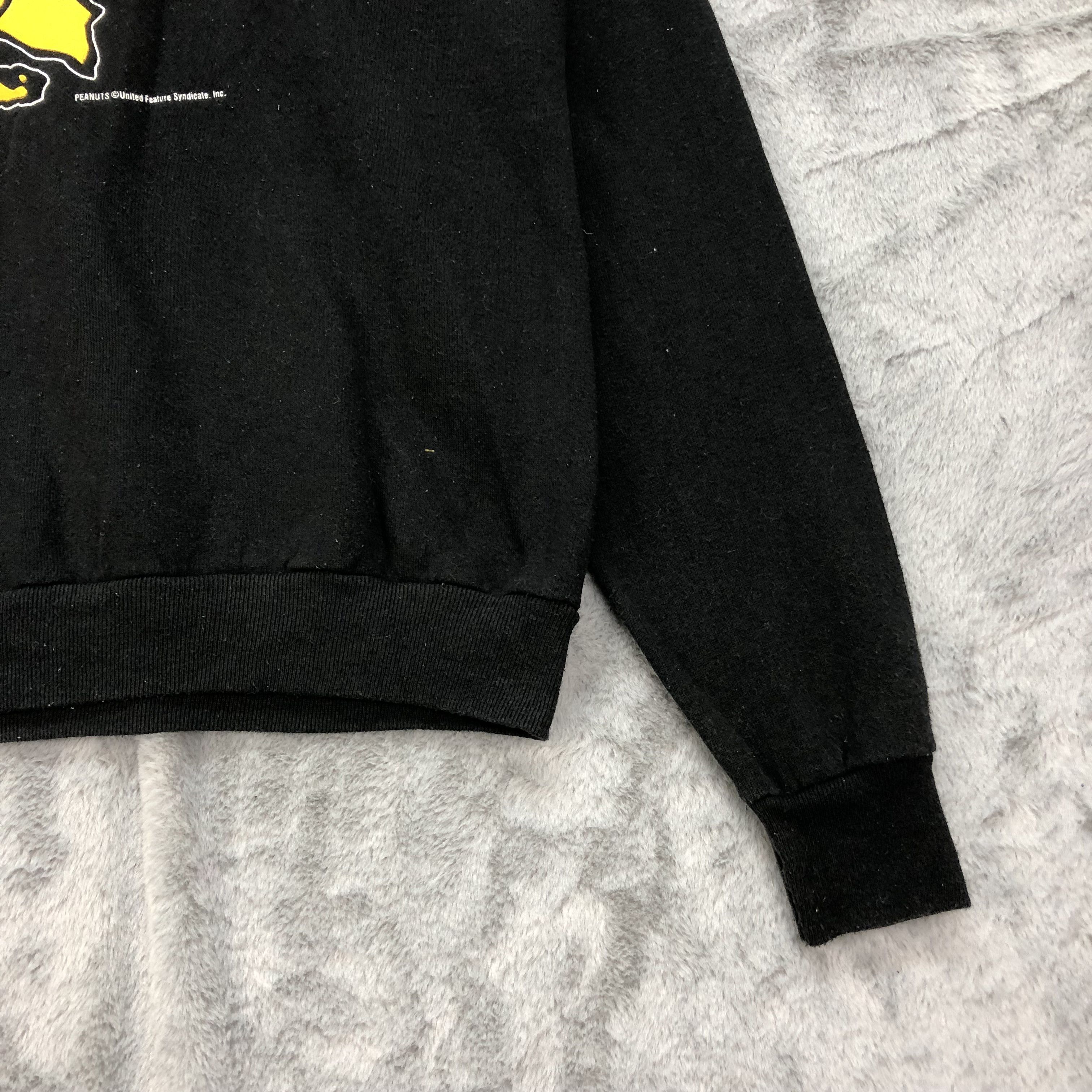 Peanuts Rare Peanuts Schulz Mirror Print Sweatshirts #4542-158 Size US L / EU 52-54 / 3 - 7 Thumbnail