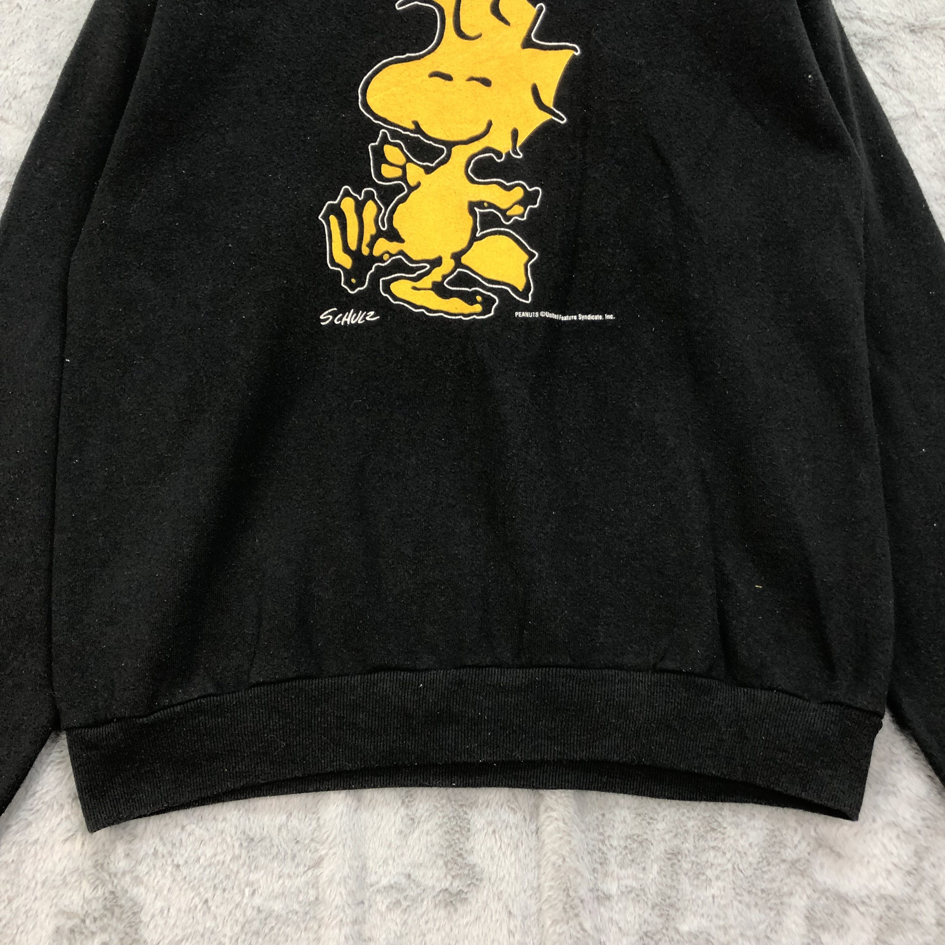 Peanuts Rare Peanuts Schulz Mirror Print Sweatshirts #4542-158 Size US L / EU 52-54 / 3 - 5 Thumbnail