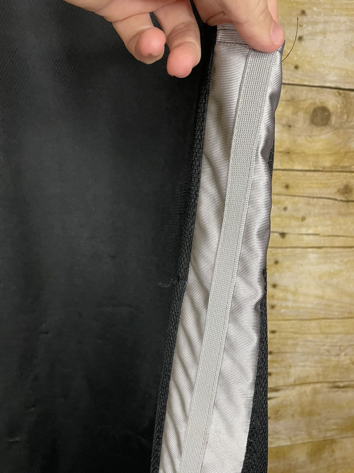 Nike × Vintage Vintage Nike Swoosh Black/Grey Jersey Shirt Size XL Size US XL / EU 56 / 4 - 11 Thumbnail