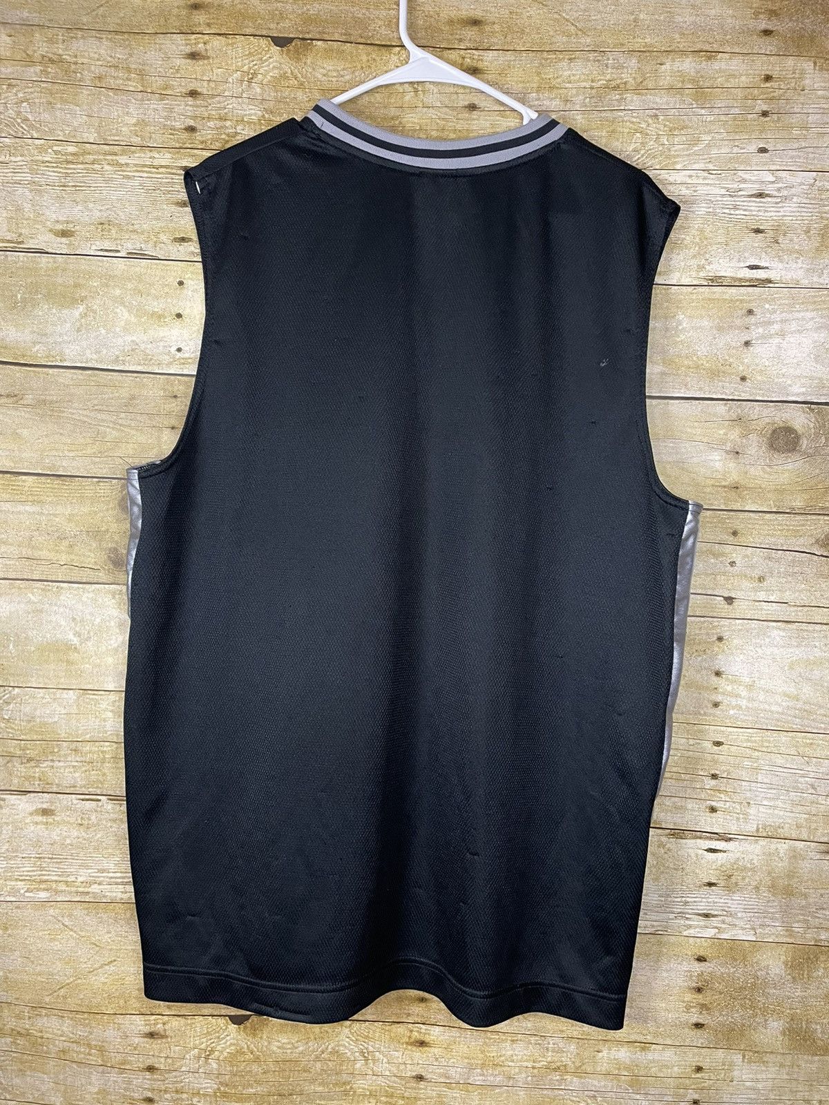 Nike × Vintage Vintage Nike Swoosh Black/Grey Jersey Shirt Size XL Size US XL / EU 56 / 4 - 8 Thumbnail