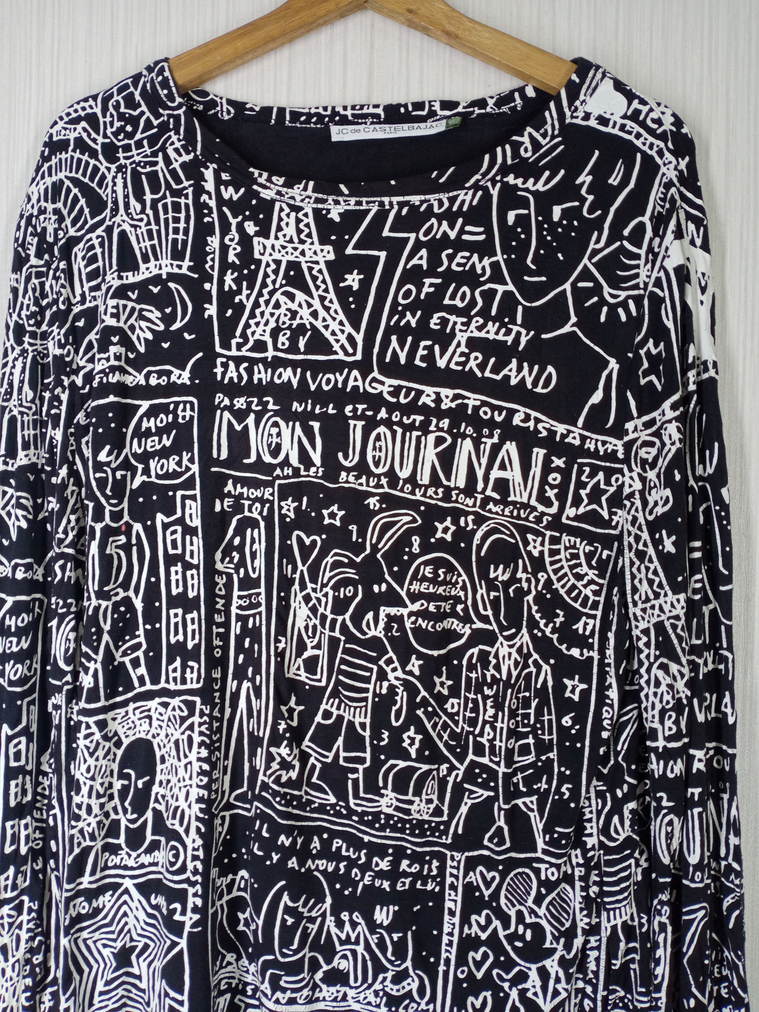 Jean Charles De Castelbajac Rare JC De Castelbajac Paris Full Print Art Tshirt Size US M / EU 48-50 / 2 - 3 Thumbnail