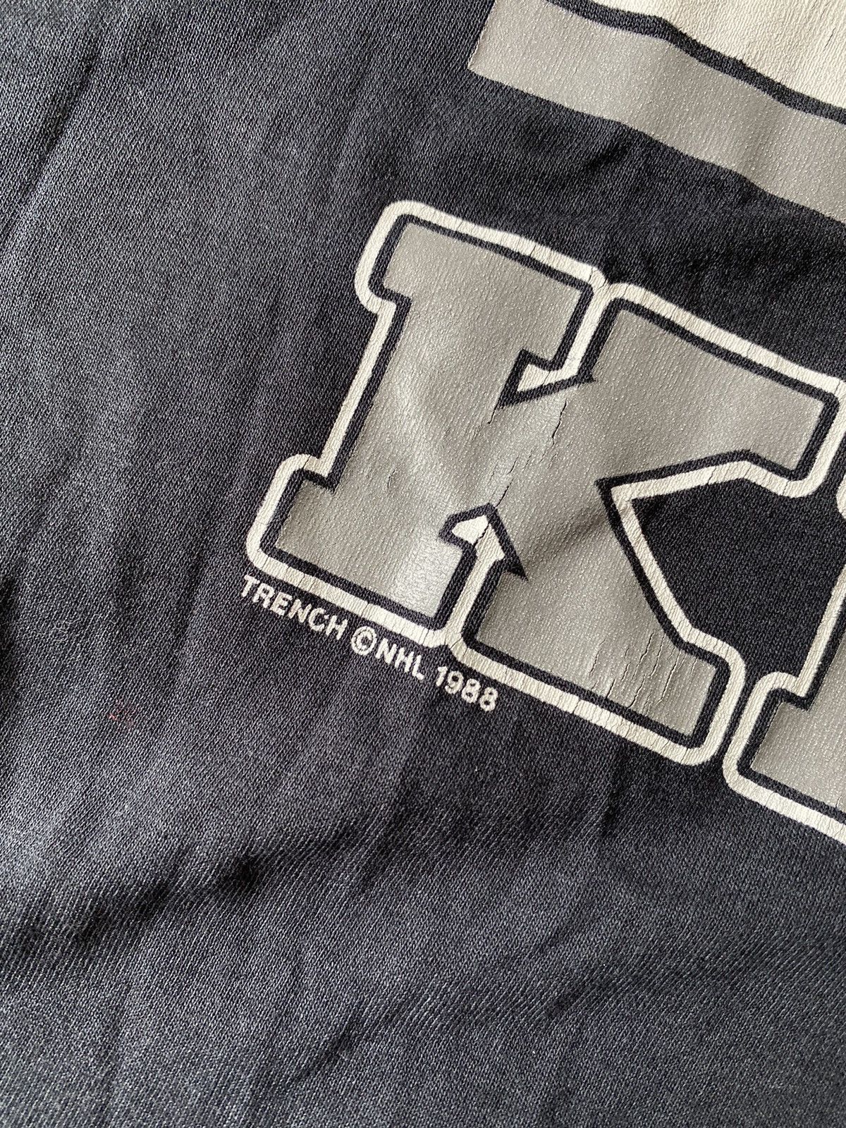 NHL × Vintage Vintage Los Angeles King 1988 Year T-Shirt Size US M / EU 48-50 / 2 - 3 Thumbnail