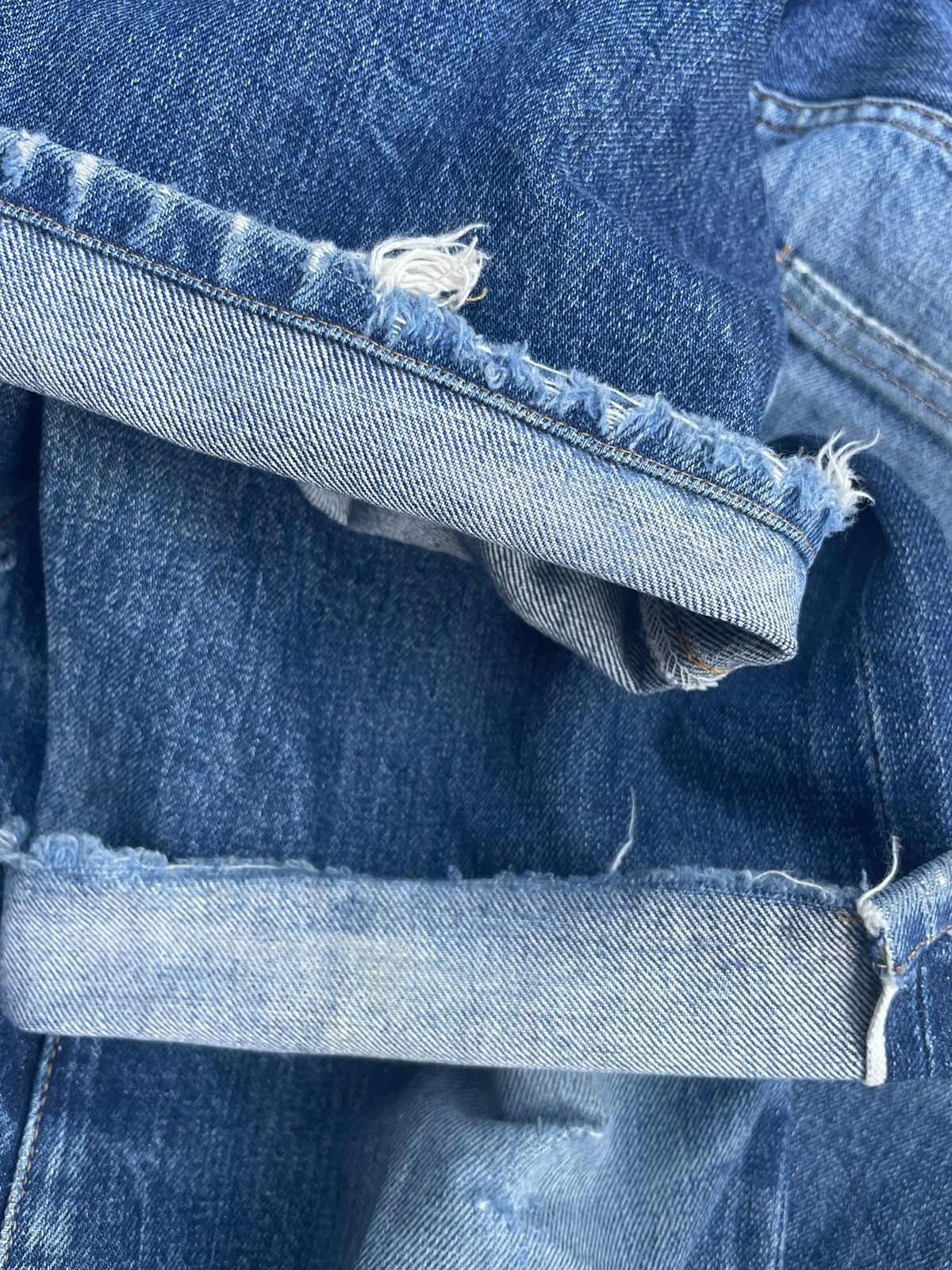 Levi's Vintage 1998 Levis 501 XX E Distresed & Rework Size US 31 - 13 Thumbnail