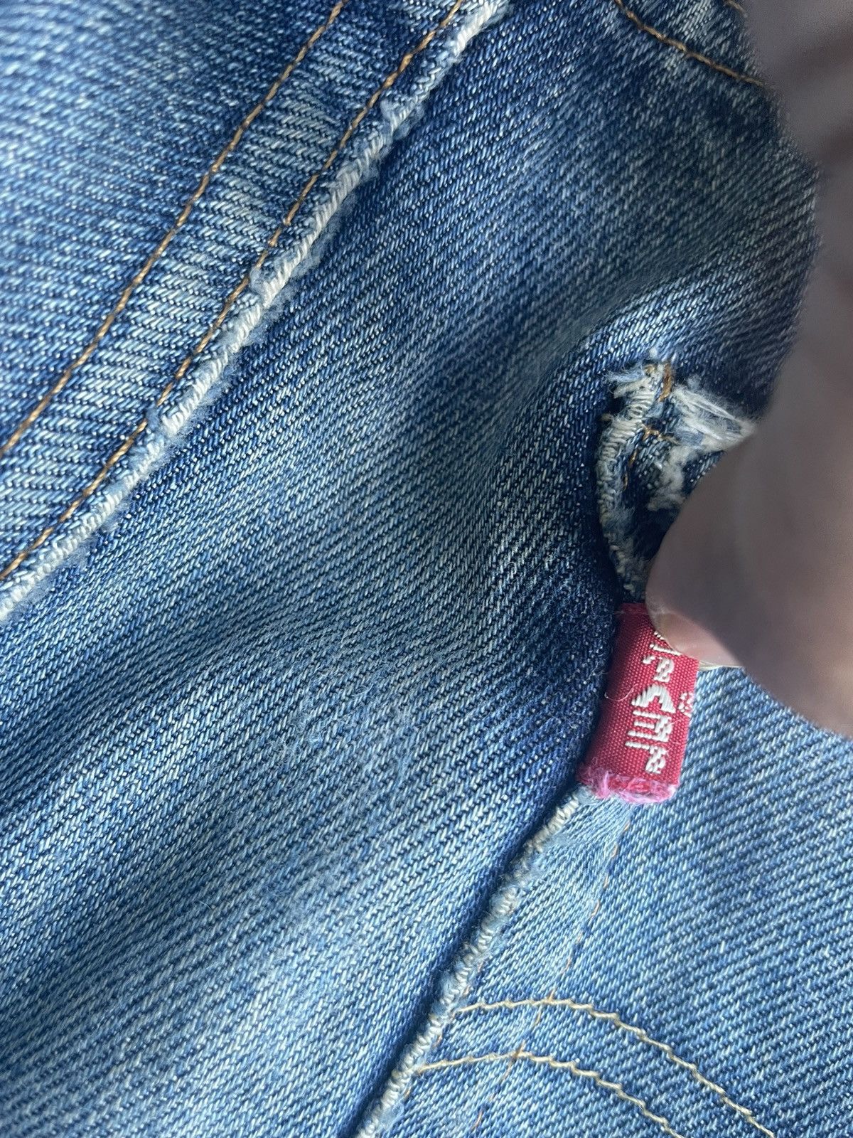 Levi's Vintage 1998 Levis 501 XX E Distresed & Rework Size US 31 - 16 Thumbnail