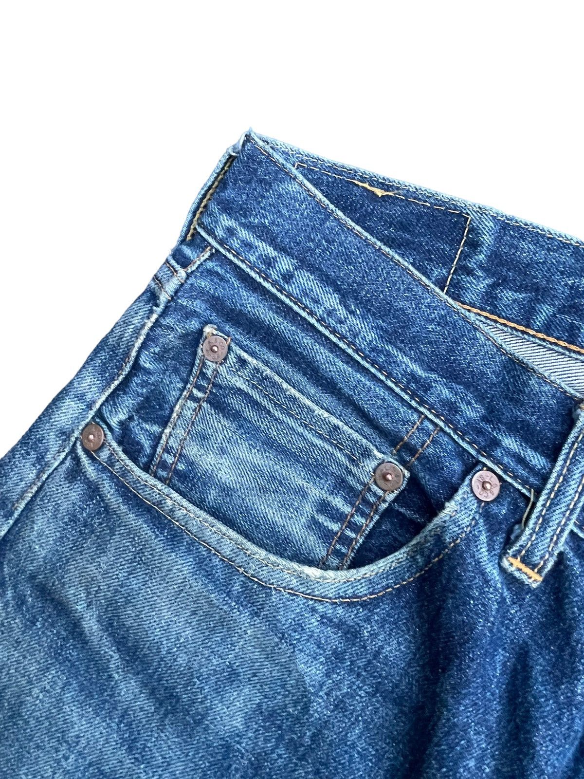 Levi's Vintage 1998 Levis 501 XX E Distresed & Rework Size US 31 - 6 Thumbnail