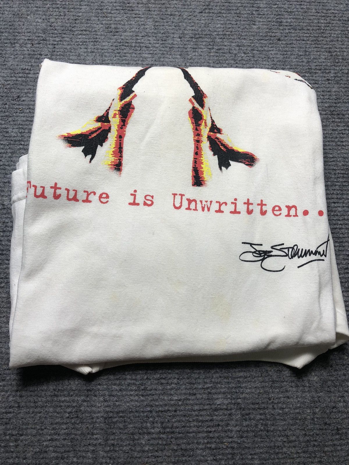 Band Tees Joe Stummer :The Future is Unwritten Size US S / EU 44-46 / 1 - 10 Thumbnail