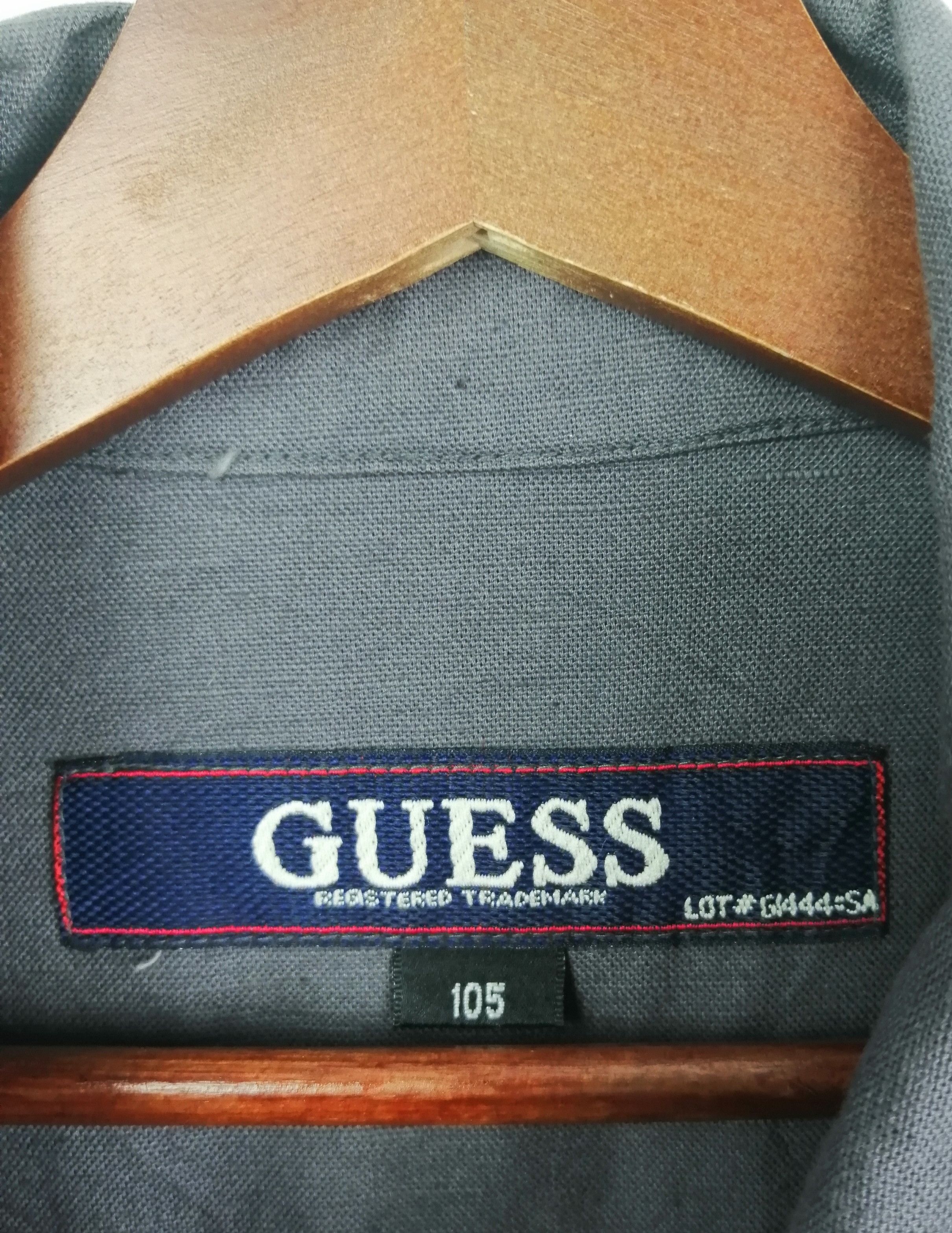Guess × Vintage Vintage!! Guess Registered Trademark Pullover Zipper Size US L / EU 52-54 / 3 - 3 Thumbnail