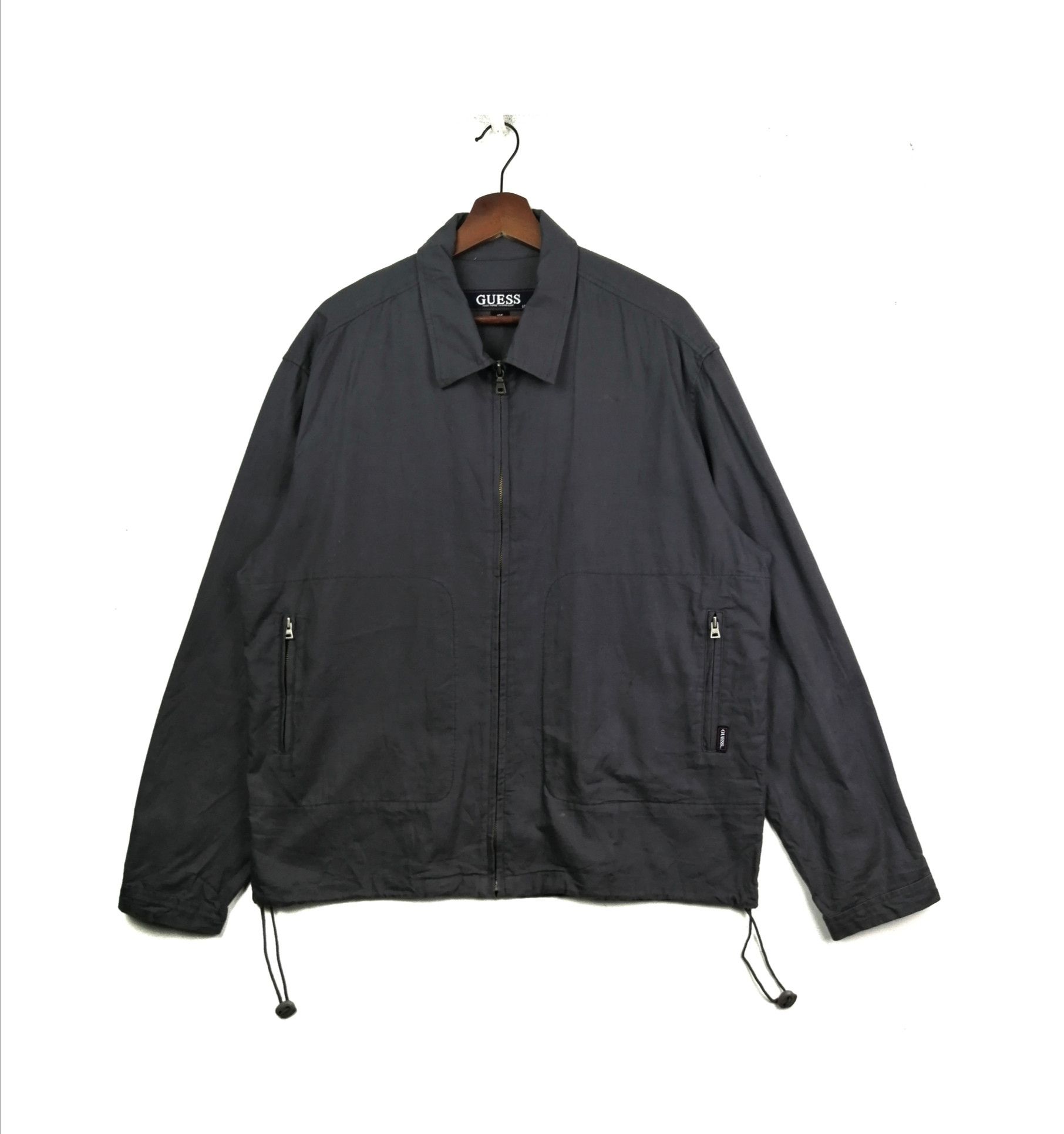 Guess × Vintage Vintage!! Guess Registered Trademark Pullover Zipper Size US L / EU 52-54 / 3 - 1 Thumbnail