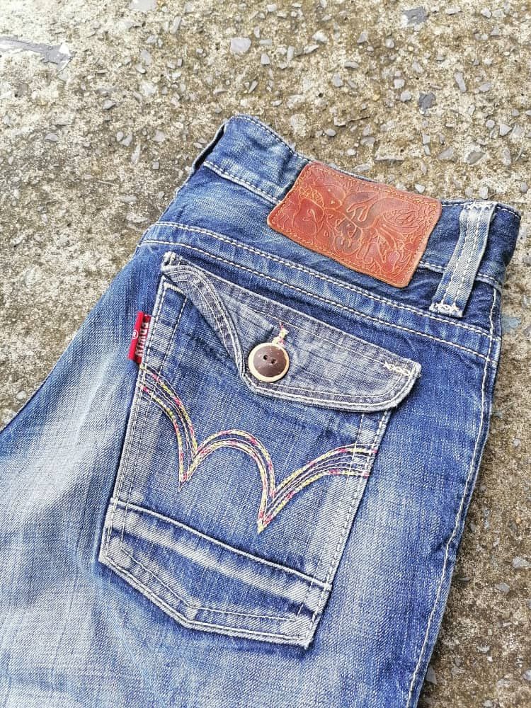 Edwin × Japanese Brand Edwin Blue Trip Nice Design Denim Jeans Size US 32 / EU 48 - 5 Thumbnail