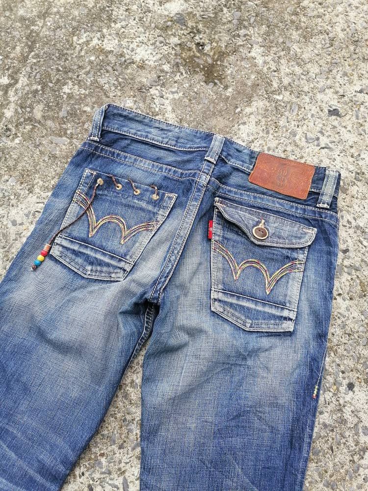 Edwin × Japanese Brand Edwin Blue Trip Nice Design Denim Jeans Size US 32 / EU 48 - 1 Thumbnail