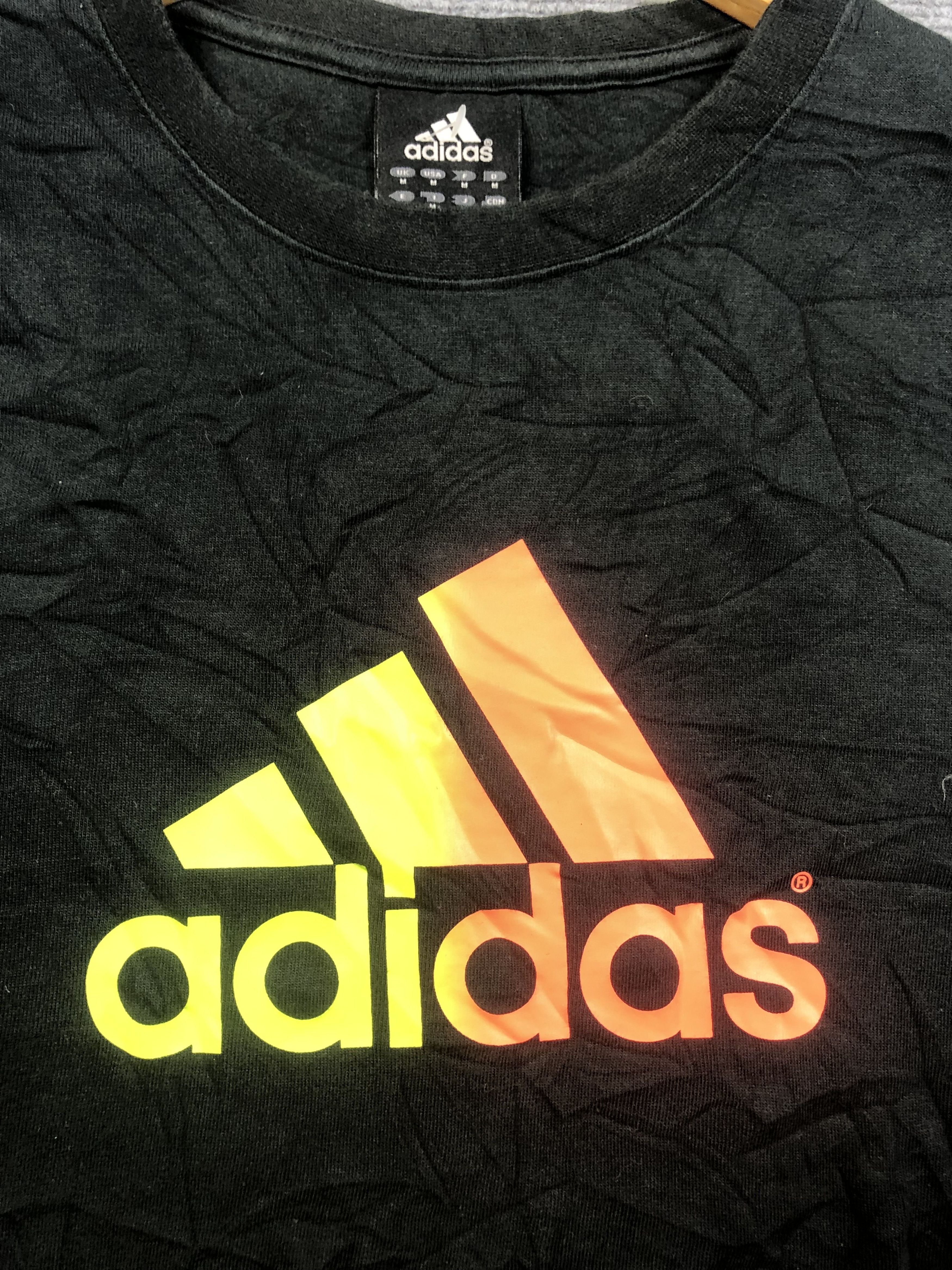 Adidas Adidas Black Tshirt Size US M / EU 48-50 / 2 - 2 Thumbnail