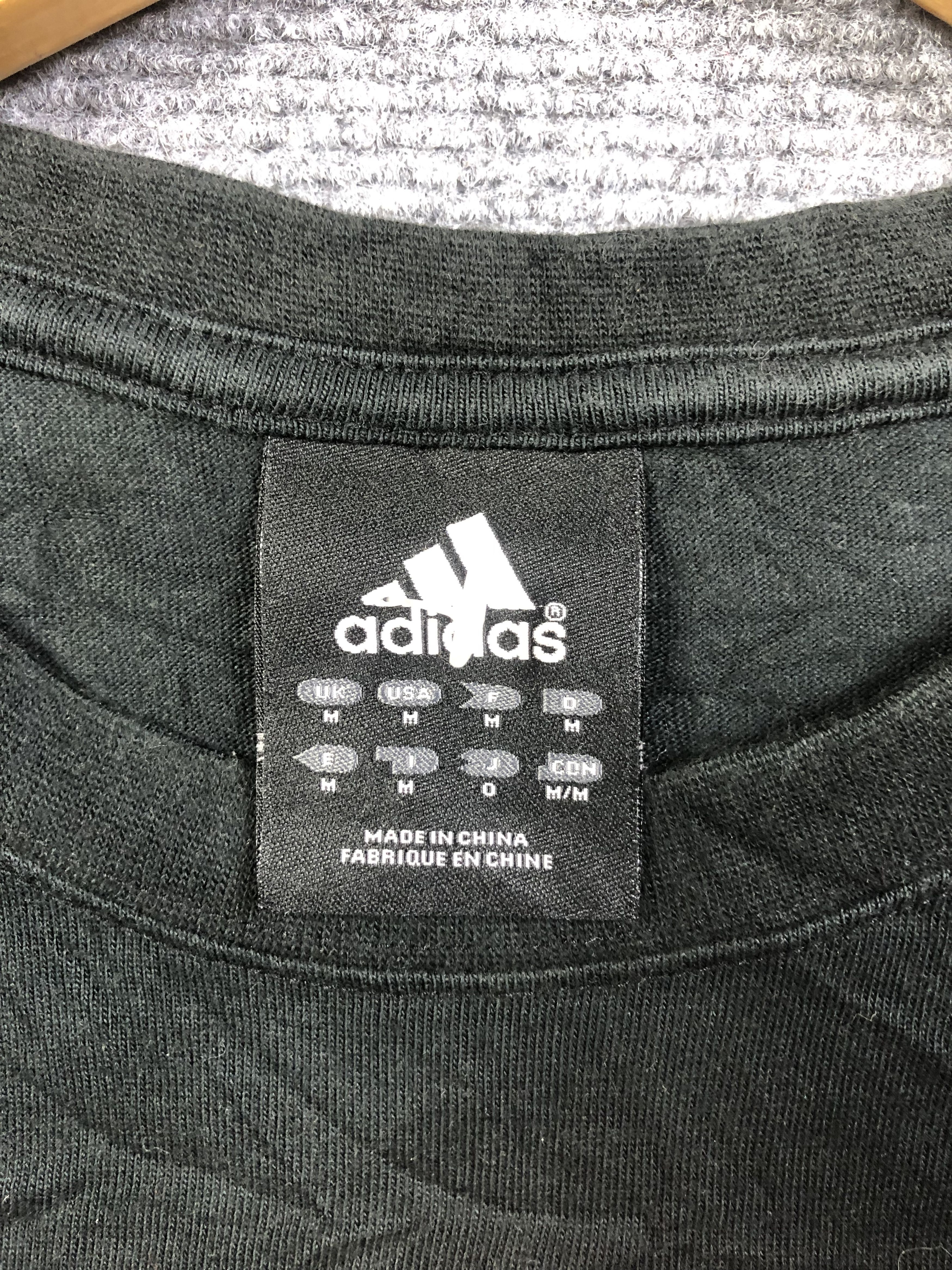 Adidas Adidas Black Tshirt Size US M / EU 48-50 / 2 - 3 Thumbnail
