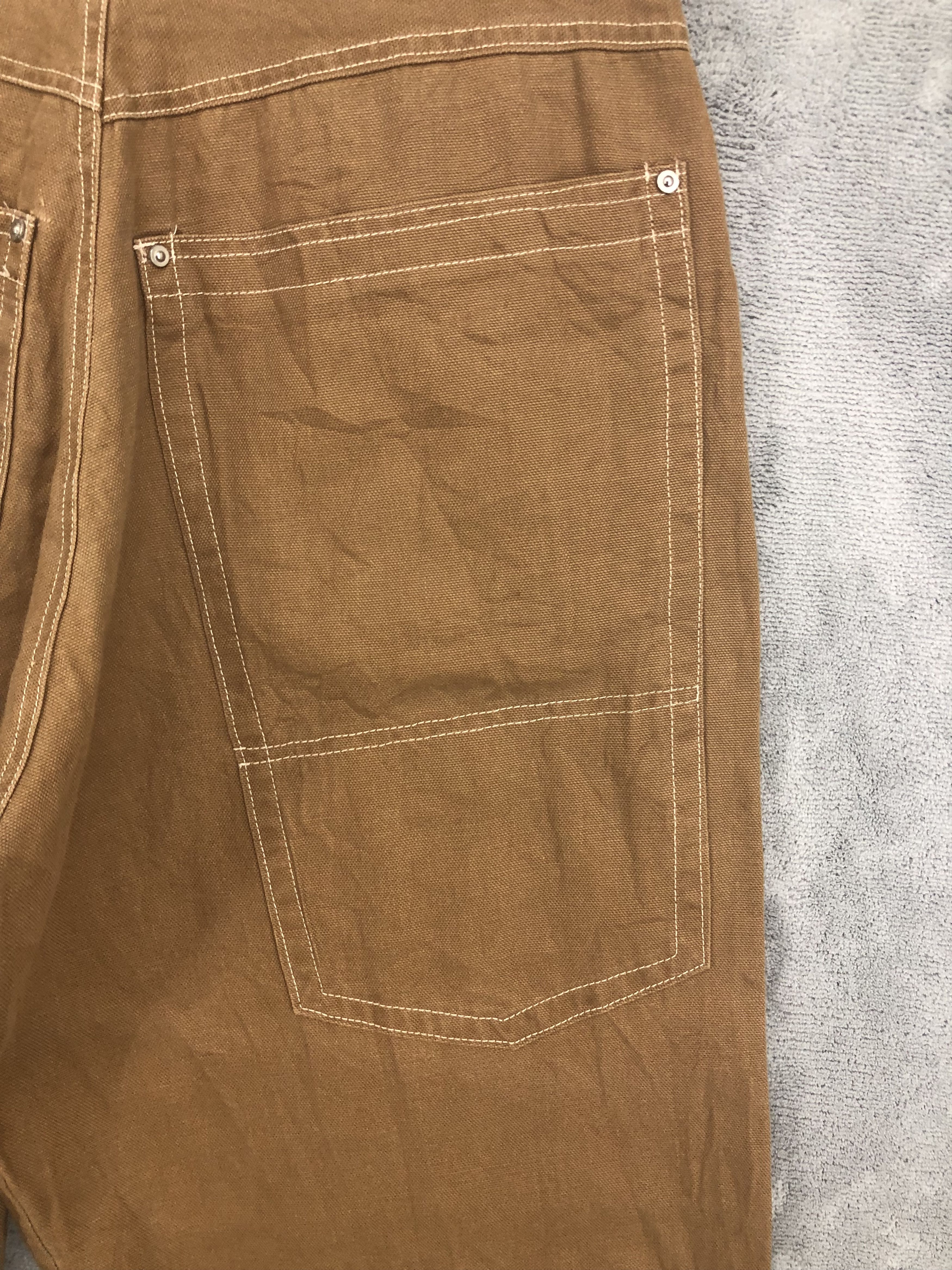 Japanese Brand Cross Brown Baggy Big Pocket Jeans Size US 30 / EU 46 - 7 Thumbnail
