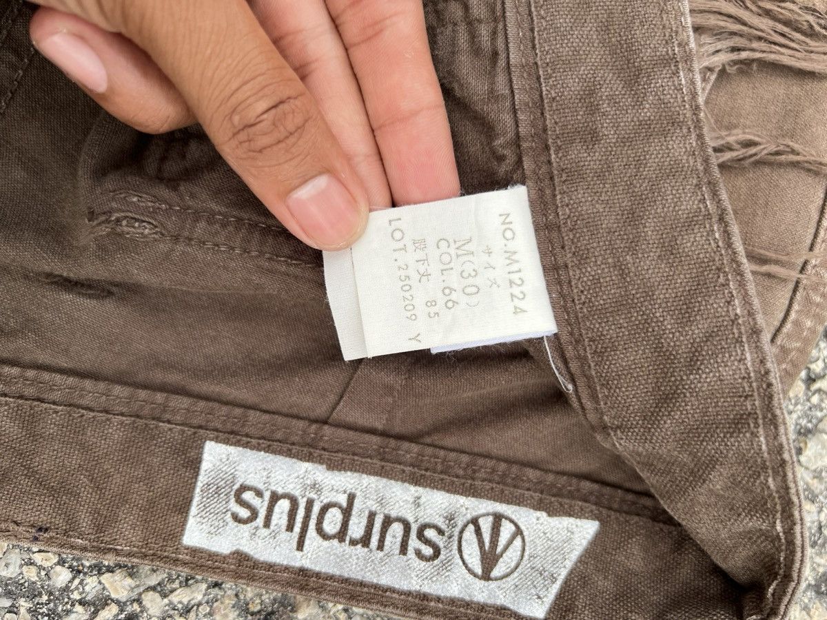 Japanese Brand SURPLUS DARK BROWN CARGO PANTS MULTIPOCKET TRAVIS SCOT STYLE Size US 30 / EU 46 - 19 Thumbnail