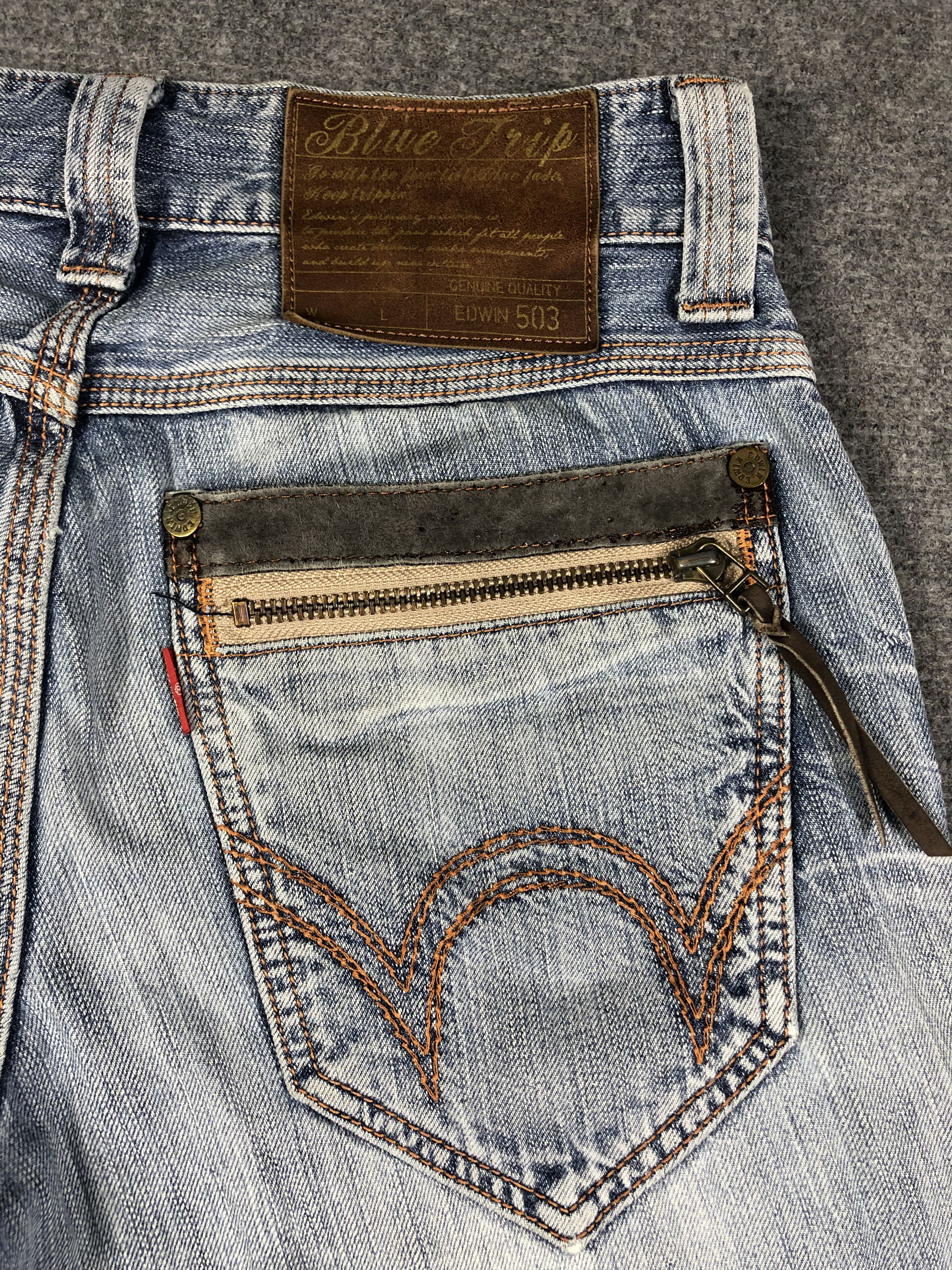Edwin Wash Blue Edwin Blue Trip Jeans 30x29 Size US 30 / EU 46 - 8 Thumbnail