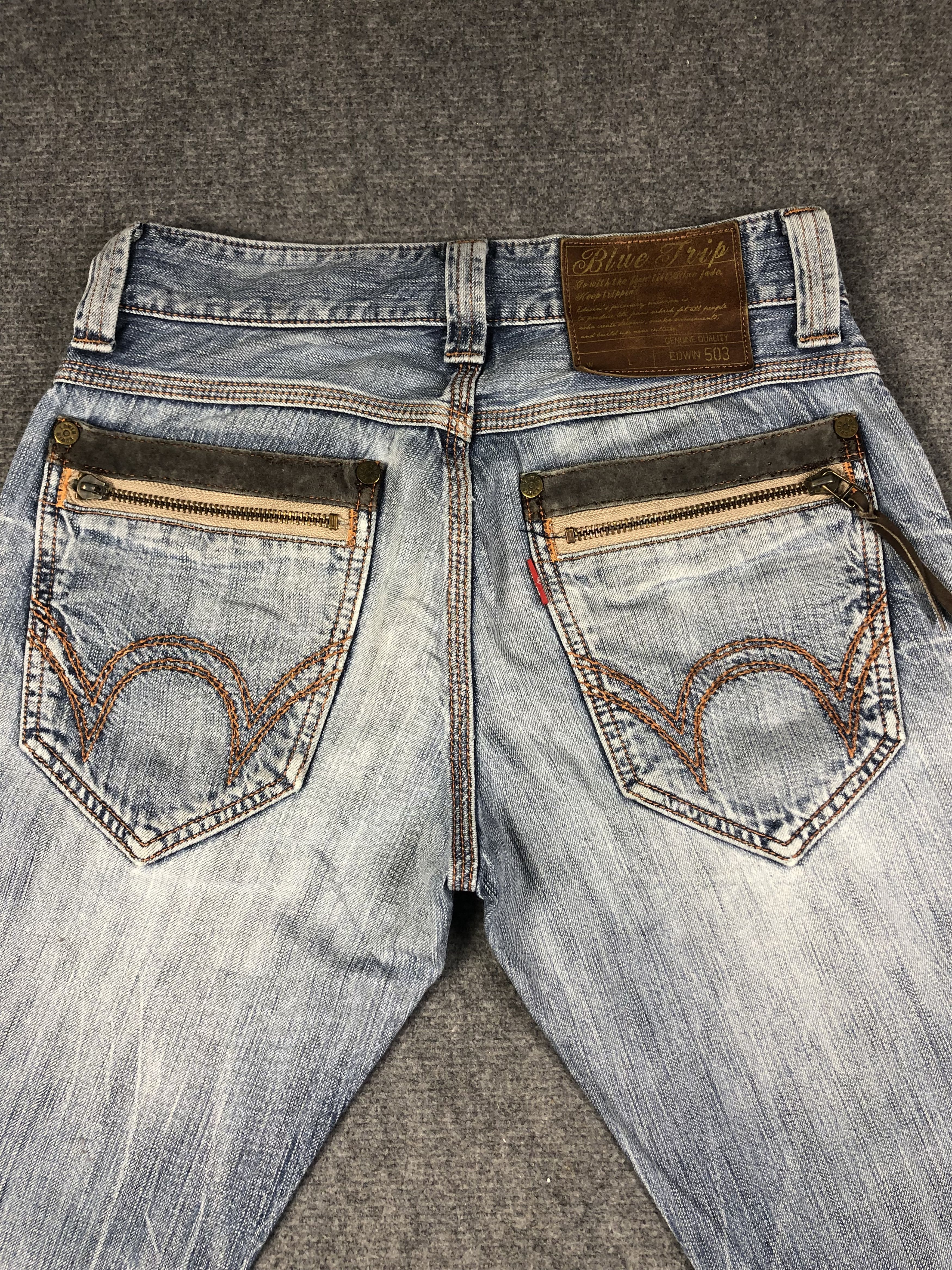 Edwin Wash Blue Edwin Blue Trip Jeans 30x29 Size US 30 / EU 46 - 7 Thumbnail