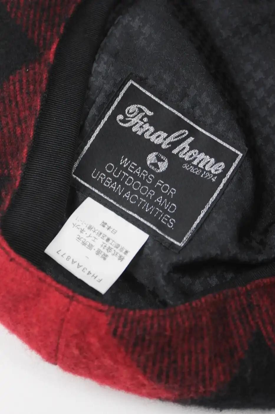 Final Home Final Home Very Rare Plaid Hat Size ONE SIZE - 2 Thumbnail