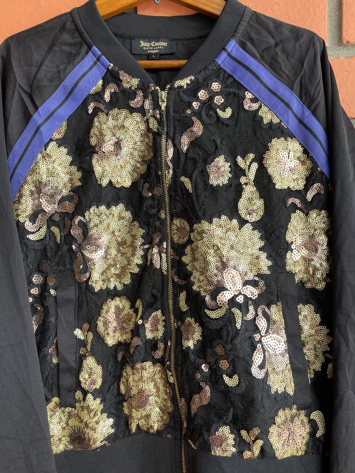 Juicy Couture Jeans Archival clothing Juicy couture Black label jacket pop-Art Size US L / EU 52-54 / 3 - 3 Thumbnail