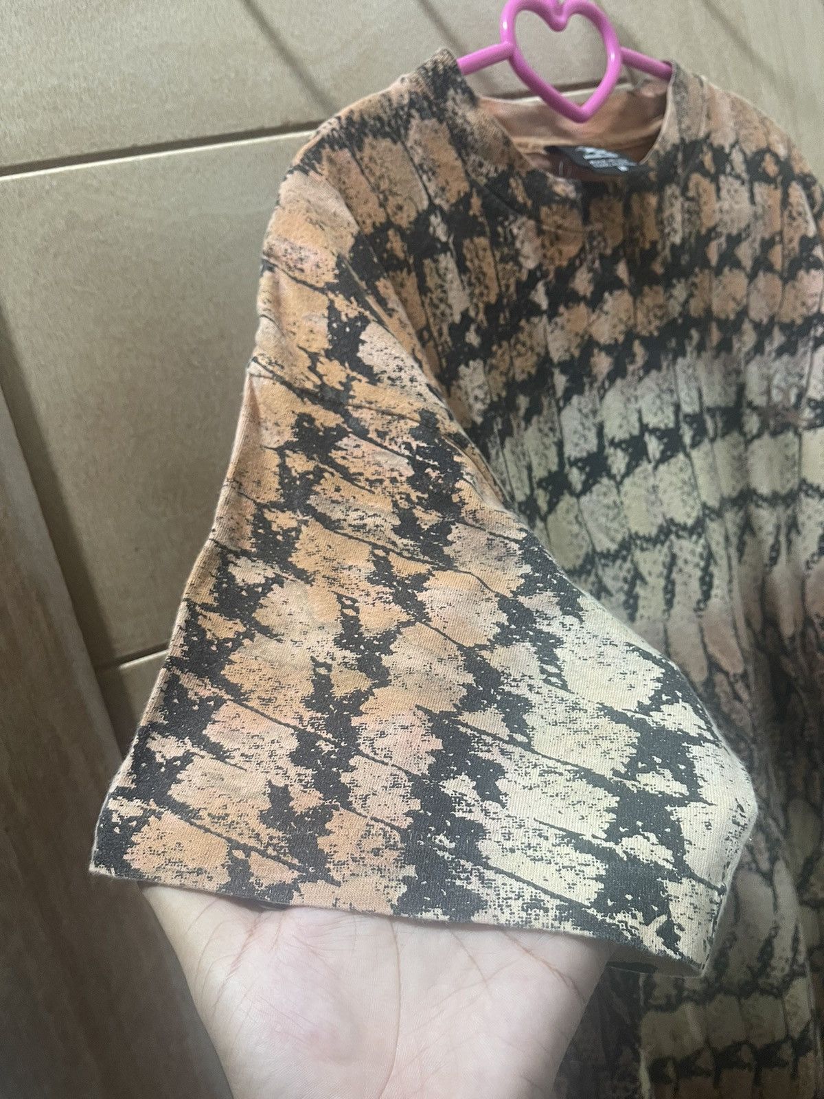 Vintage Rare Vintage 360 Hard Wear Snake Skin Full All Over Print Size US L / EU 52-54 / 3 - 3 Thumbnail