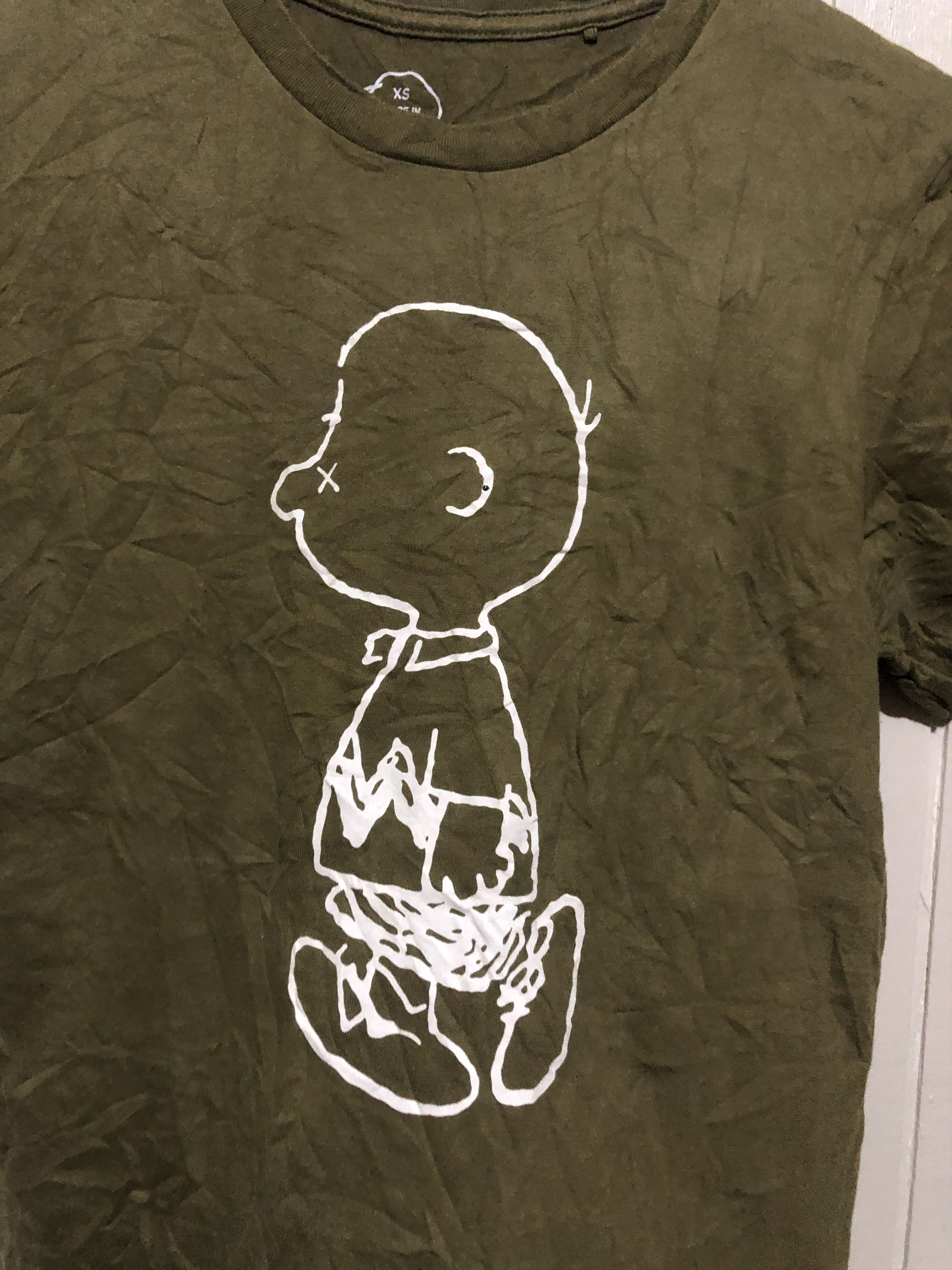 Japanese Brand Kaws x Peanuts Uniqlo Tshirt Size US XS / EU 42 / 0 - 2 Thumbnail