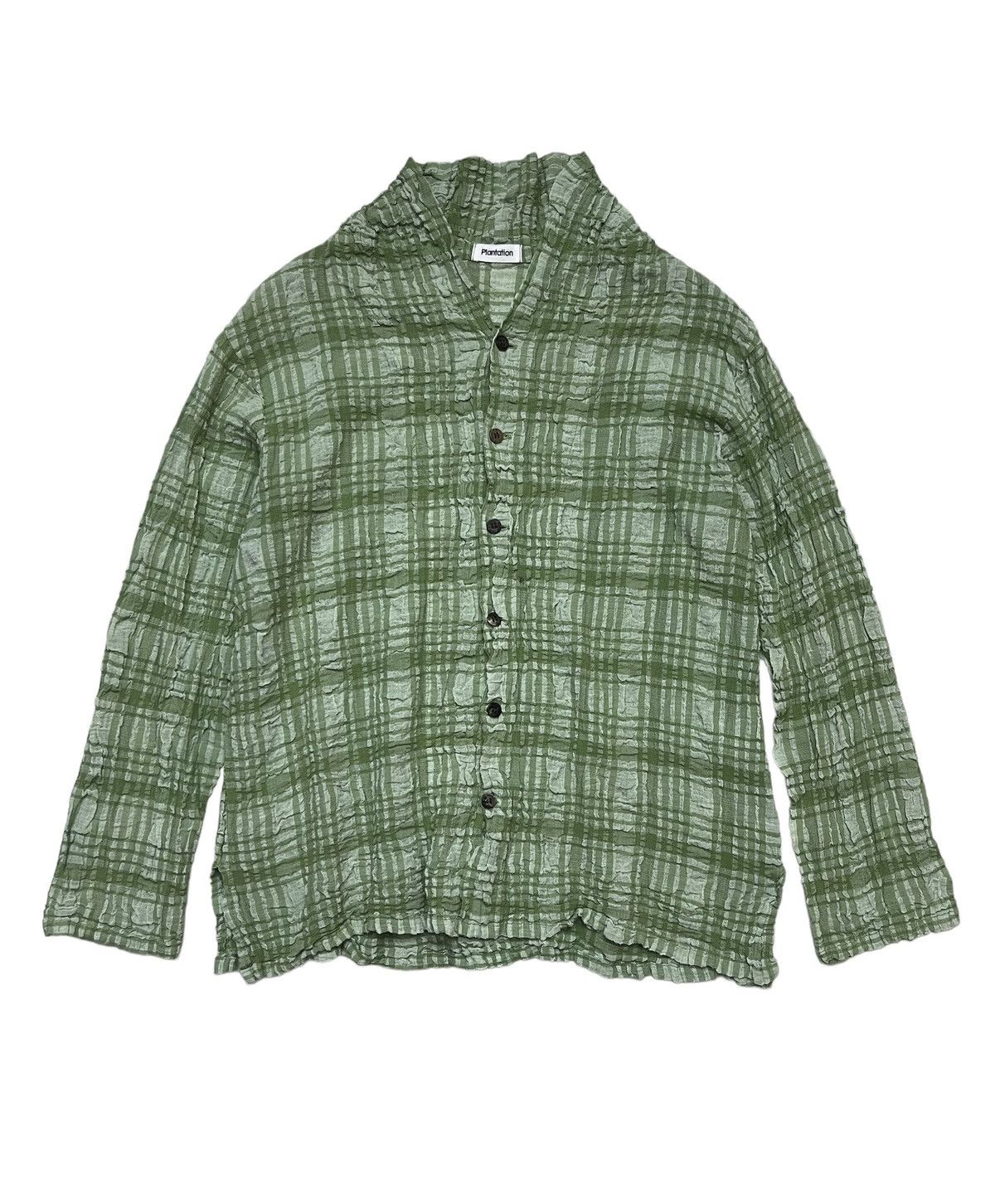 Issey Miyake Issey Miyake Plaid Blouses Size M / US 6-8 / IT 42-44 - 1 Thumbnail
