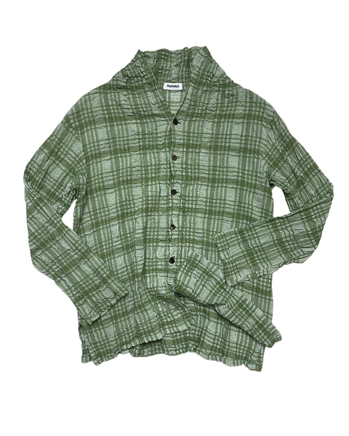Issey Miyake Issey Miyake Plaid Blouses Size M / US 6-8 / IT 42-44 - 2 Thumbnail