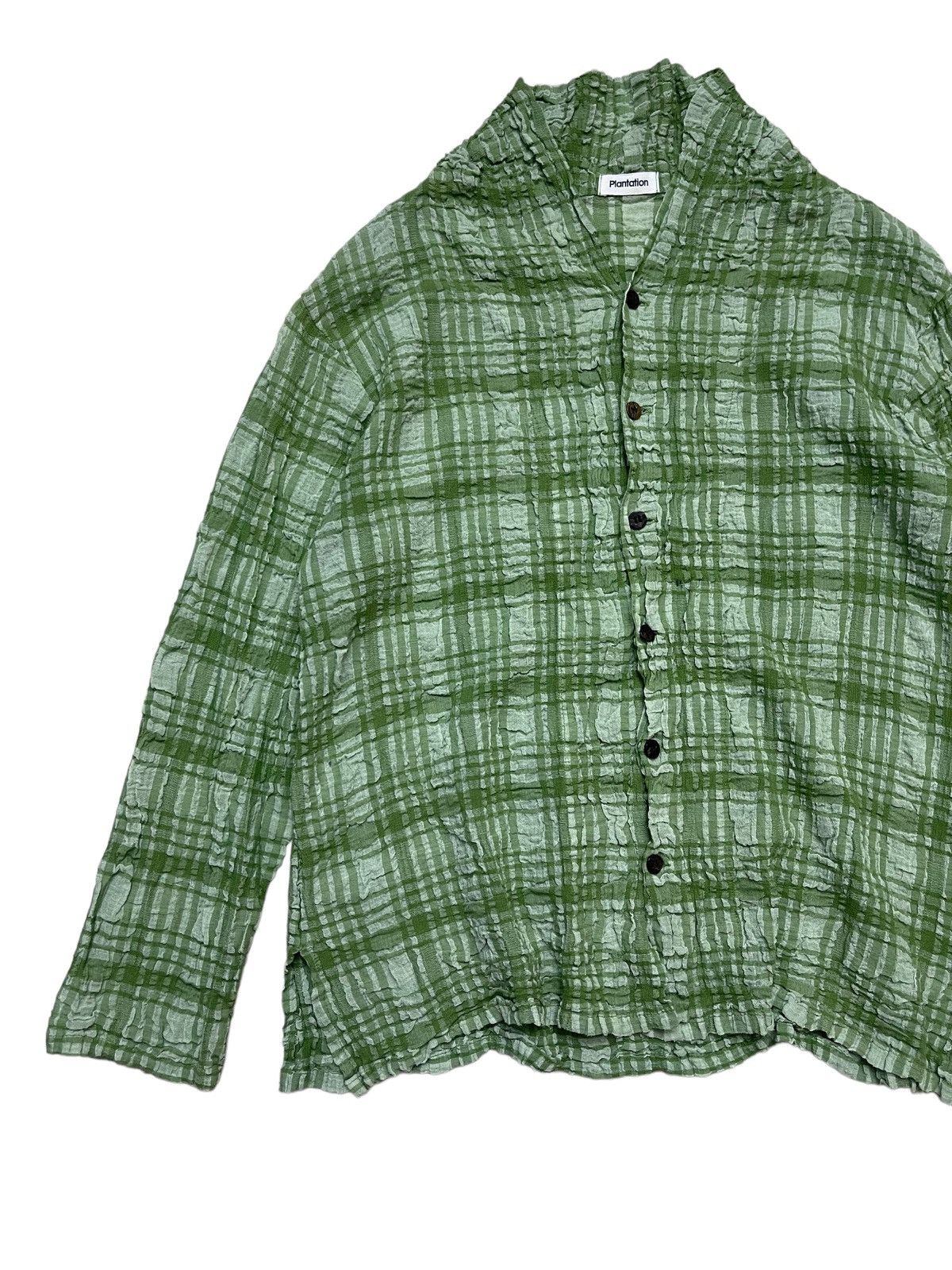 Issey Miyake Issey Miyake Plaid Blouses Size M / US 6-8 / IT 42-44 - 5 Thumbnail