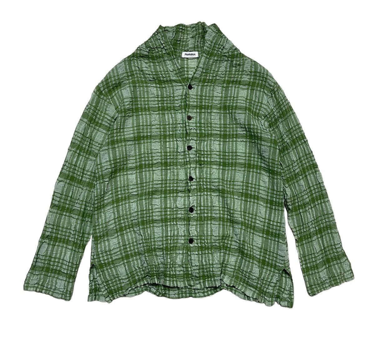 Issey Miyake Issey Miyake Plaid Blouses Size M / US 6-8 / IT 42-44 - 3 Thumbnail