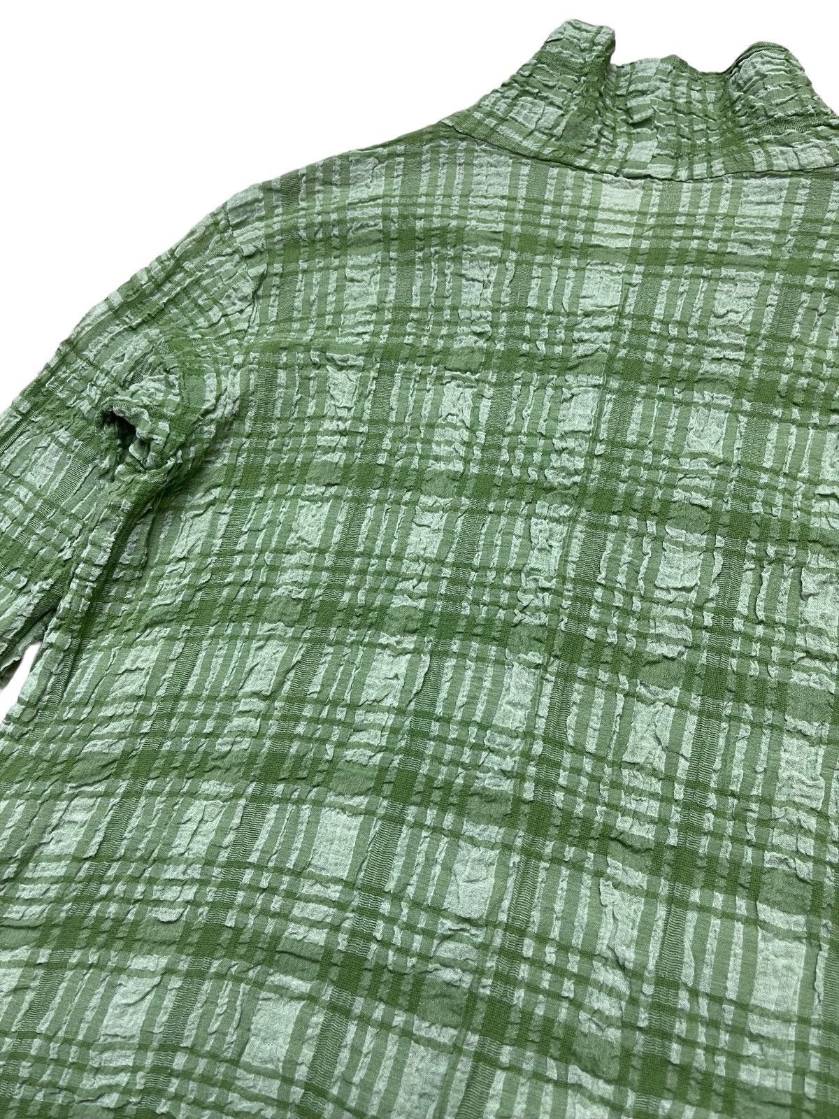 Issey Miyake Issey Miyake Plaid Blouses Size M / US 6-8 / IT 42-44 - 8 Thumbnail