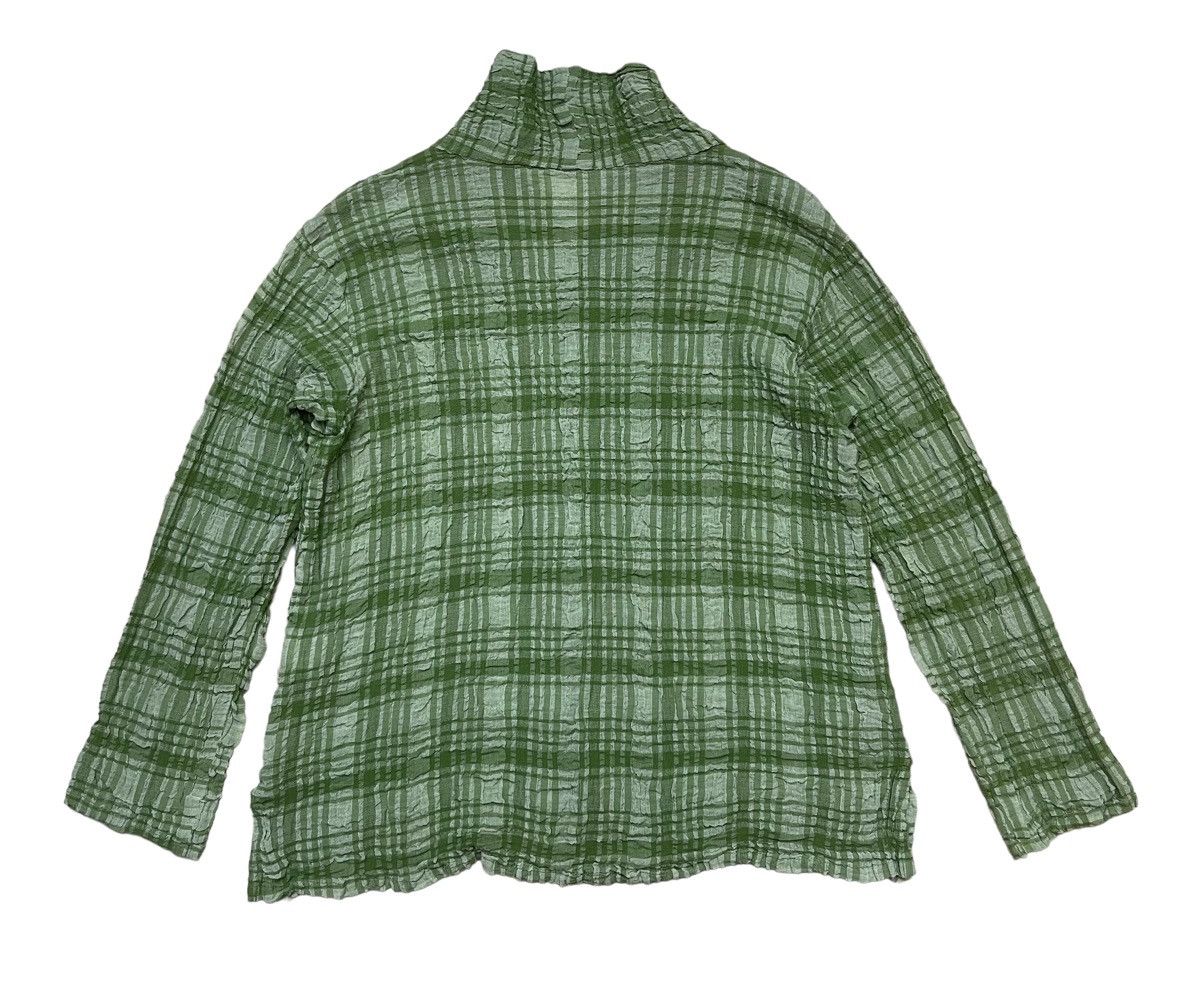 Issey Miyake Issey Miyake Plaid Blouses Size M / US 6-8 / IT 42-44 - 4 Thumbnail