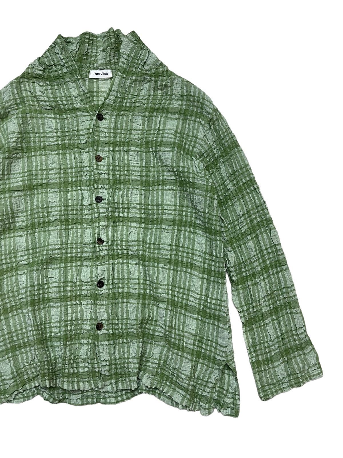 Issey Miyake Issey Miyake Plaid Blouses Size M / US 6-8 / IT 42-44 - 6 Thumbnail