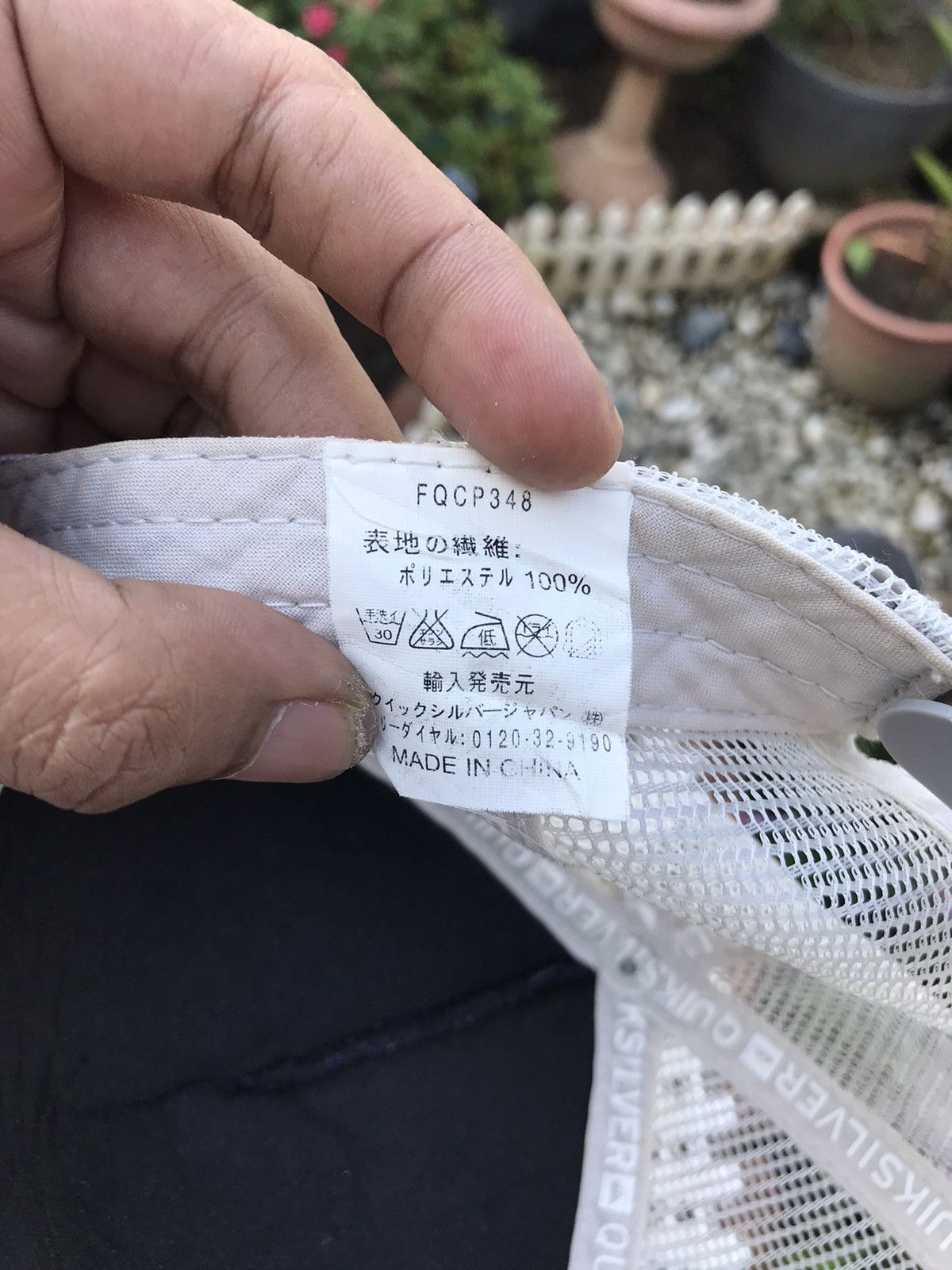 Quiksilver EMBROIDERY QUICKSILVER CAP HAT BY WICK SILVER JAPAN 🇯🇵 Size ONE SIZE - 11 Thumbnail
