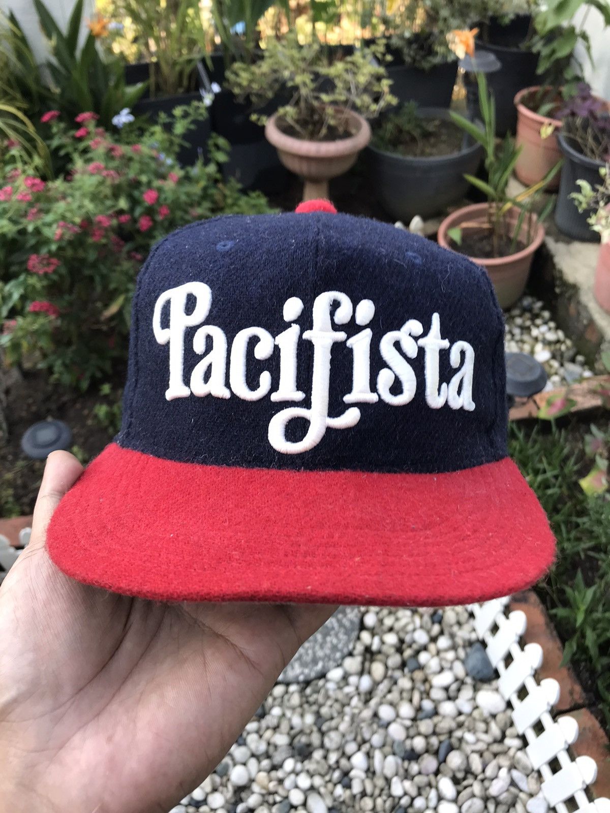 image of Archival Clothing x Ca4La Authentic Pacifista Cap Hat By Ca4La / Weave Toshi Co, Men's