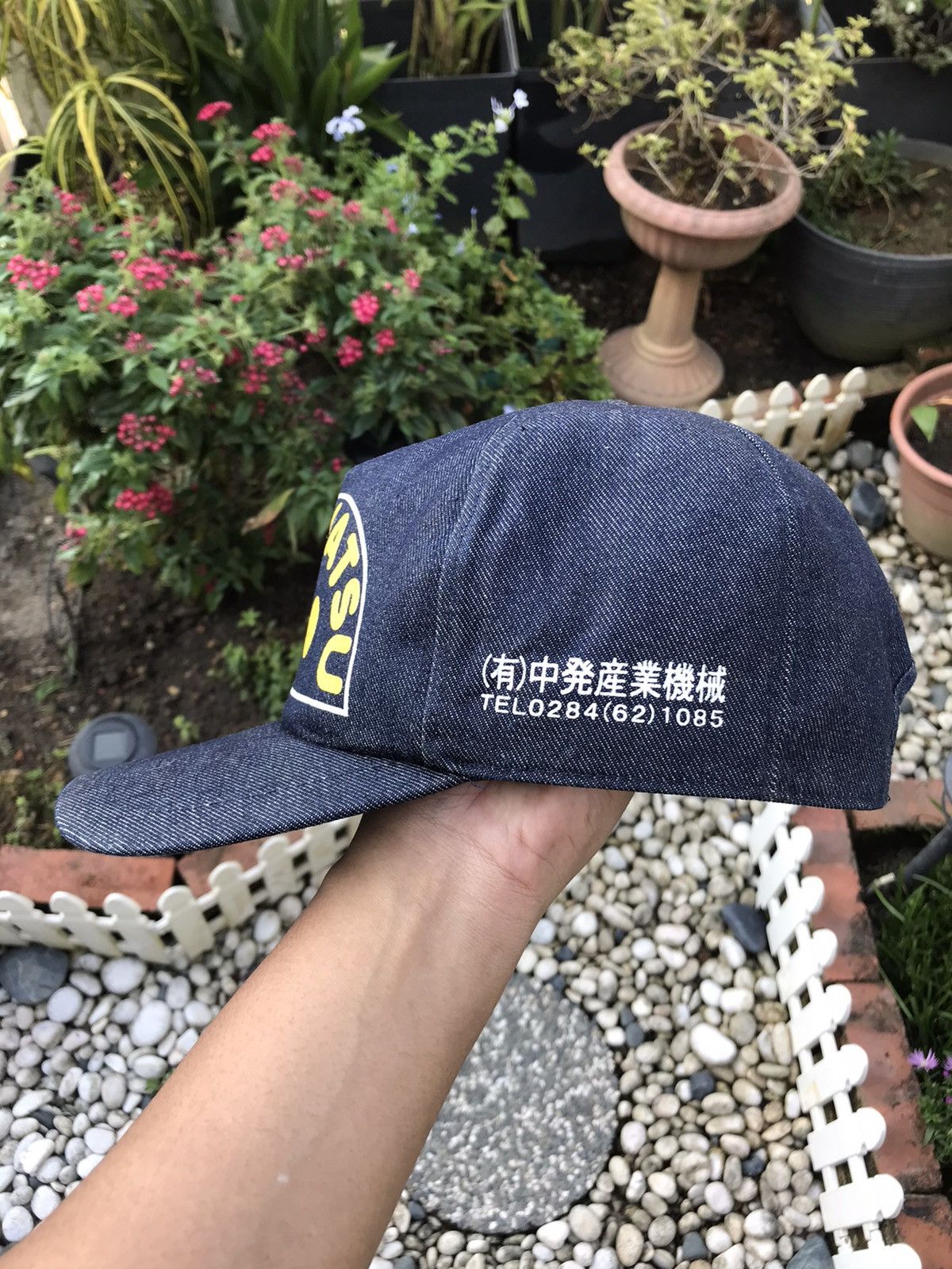 Japanese Brand AUTHENTIC VINTAGE NAKAHATSU DENIM CAP HAT 🇯🇵 Size ONE SIZE - 4 Thumbnail