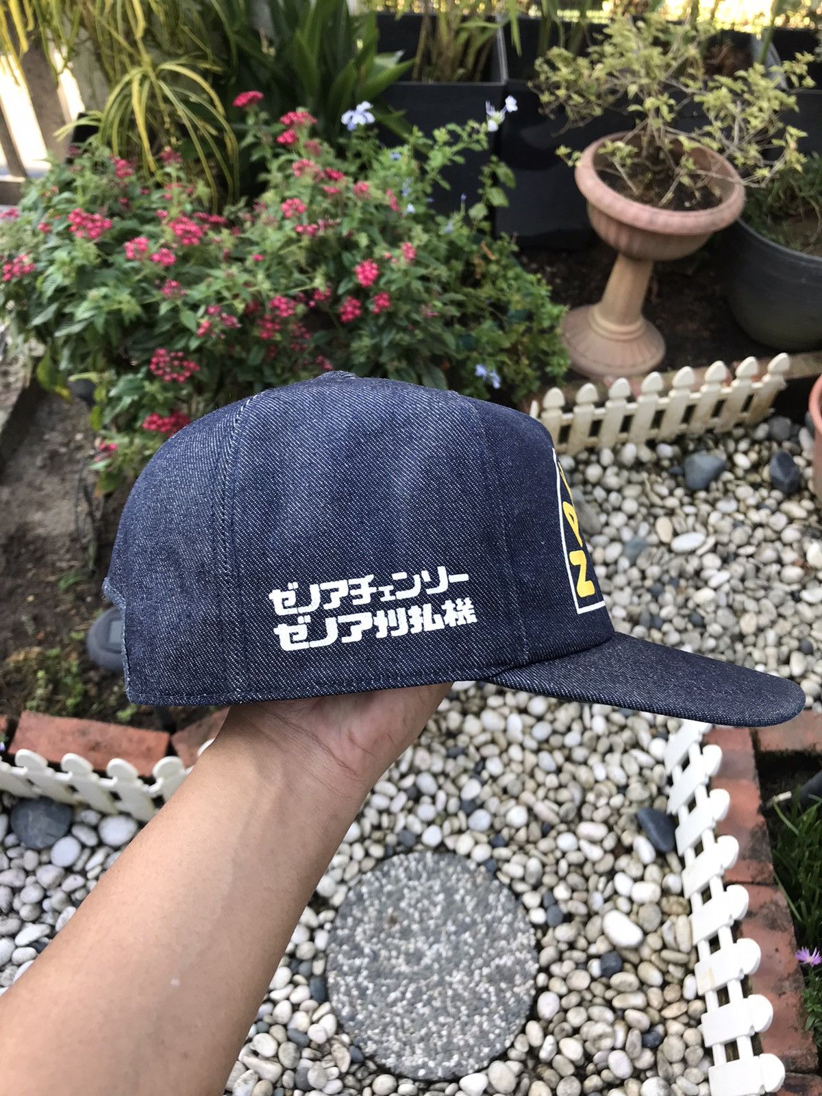 Japanese Brand AUTHENTIC VINTAGE NAKAHATSU DENIM CAP HAT 🇯🇵 Size ONE SIZE - 3 Thumbnail