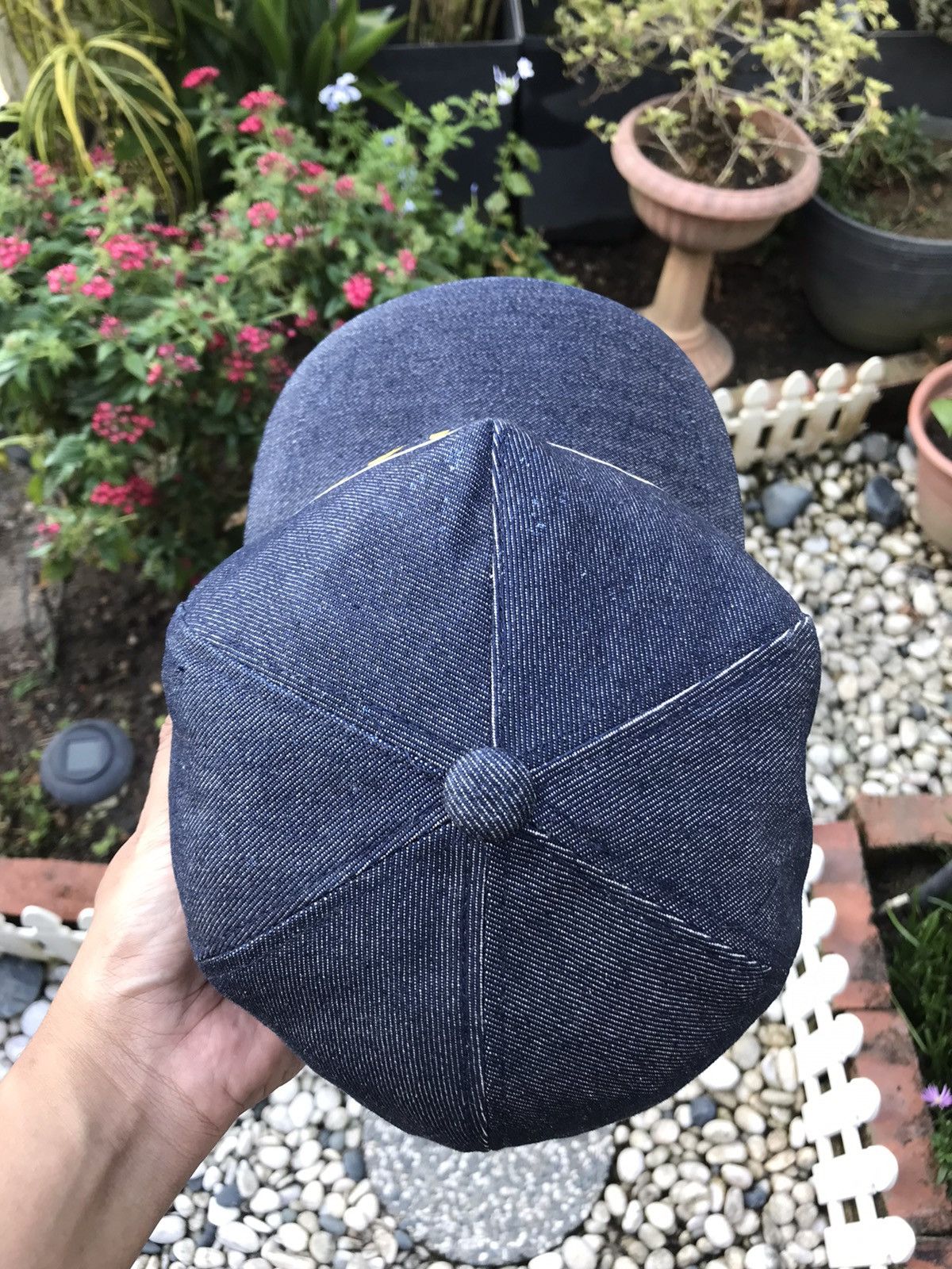 Japanese Brand AUTHENTIC VINTAGE NAKAHATSU DENIM CAP HAT 🇯🇵 Size ONE SIZE - 6 Thumbnail