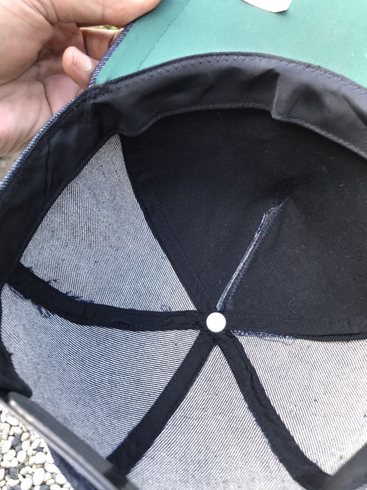 Japanese Brand AUTHENTIC VINTAGE NAKAHATSU DENIM CAP HAT 🇯🇵 Size ONE SIZE - 8 Thumbnail