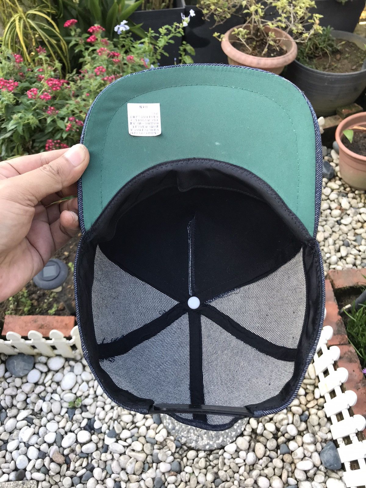 Japanese Brand AUTHENTIC VINTAGE NAKAHATSU DENIM CAP HAT 🇯🇵 Size ONE SIZE - 7 Thumbnail