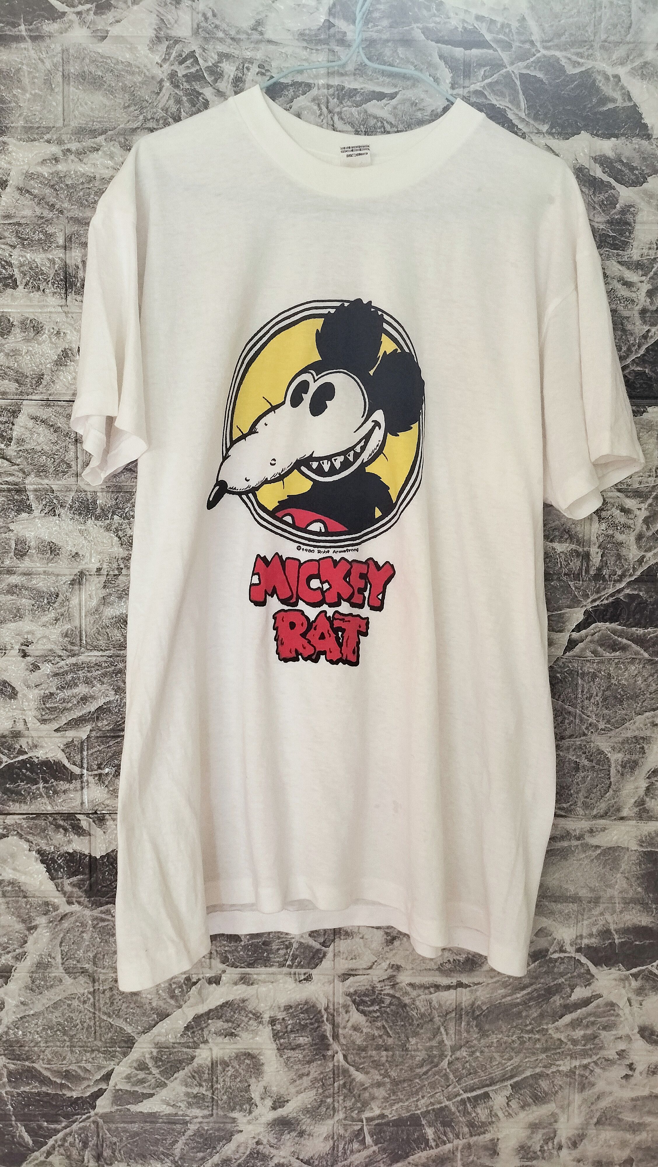 Band Tees Vintage 80s Mickey Rats Punk Fashion sex pistol Size US L / EU 52-54 / 3 - 1 Thumbnail