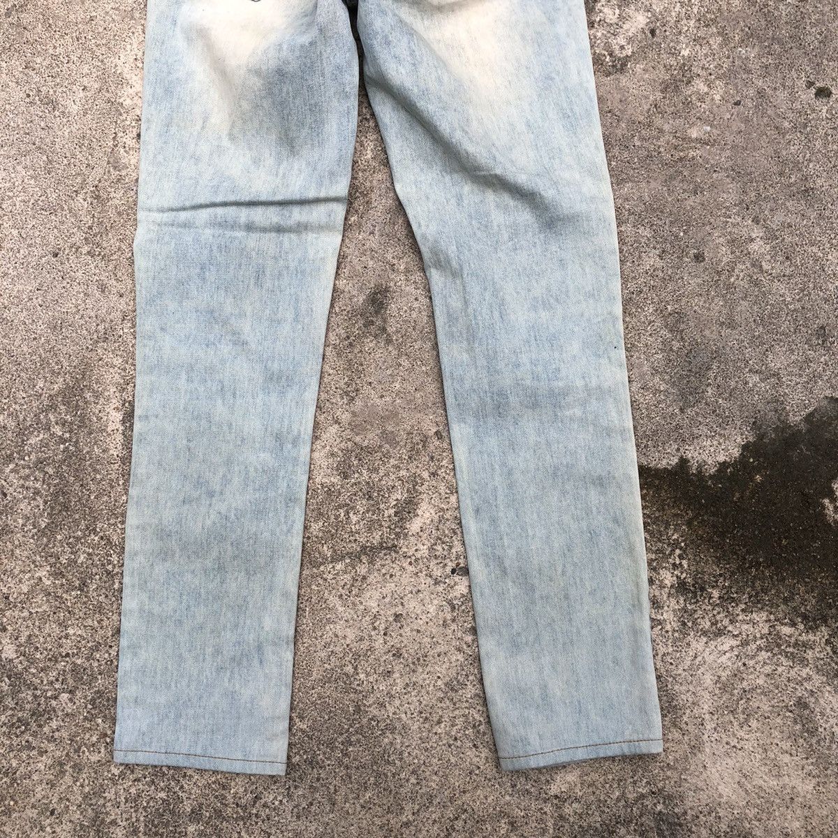 Acne Studios × Vintage 🔥Rare🔥Acne Studios Flex Silver Stoned Wash Rips Denim Jeans Size 24" / US 00 / IT 34 - 6 Thumbnail