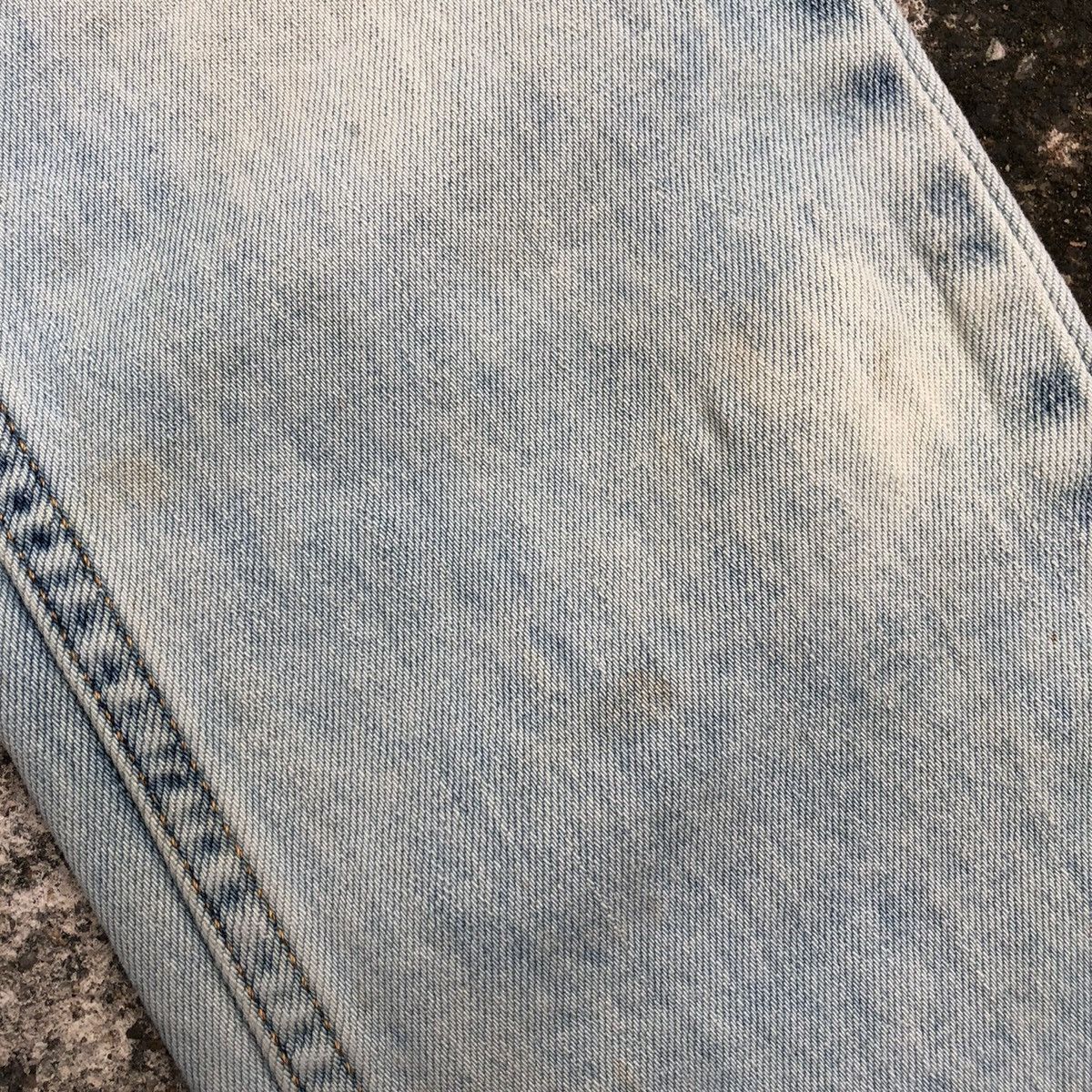 Acne Studios × Vintage 🔥Rare🔥Acne Studios Flex Silver Stoned Wash Rips Denim Jeans Size 24" / US 00 / IT 34 - 8 Thumbnail