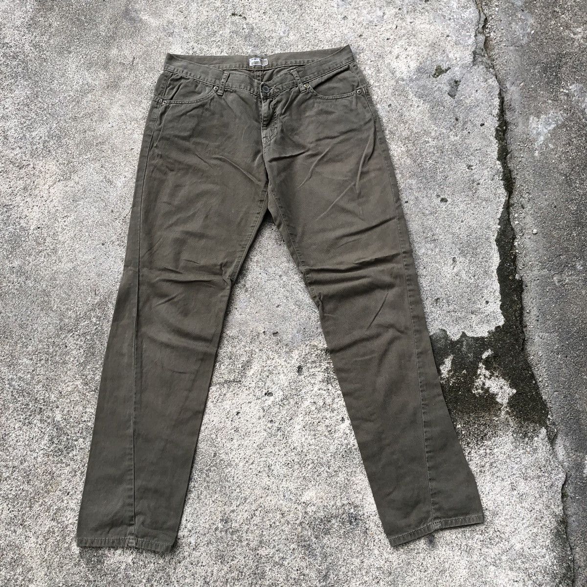 Japanese Brand × Vintage 🔥Rare🔥🇯🇵Unbrand Twist Design Stylish Casual Pants Size 32" / US 10 / IT 46 - 1 Thumbnail