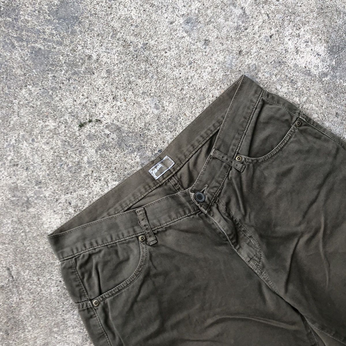 Japanese Brand × Vintage 🔥Rare🔥🇯🇵Unbrand Twist Design Stylish Casual Pants Size 32" / US 10 / IT 46 - 9 Thumbnail