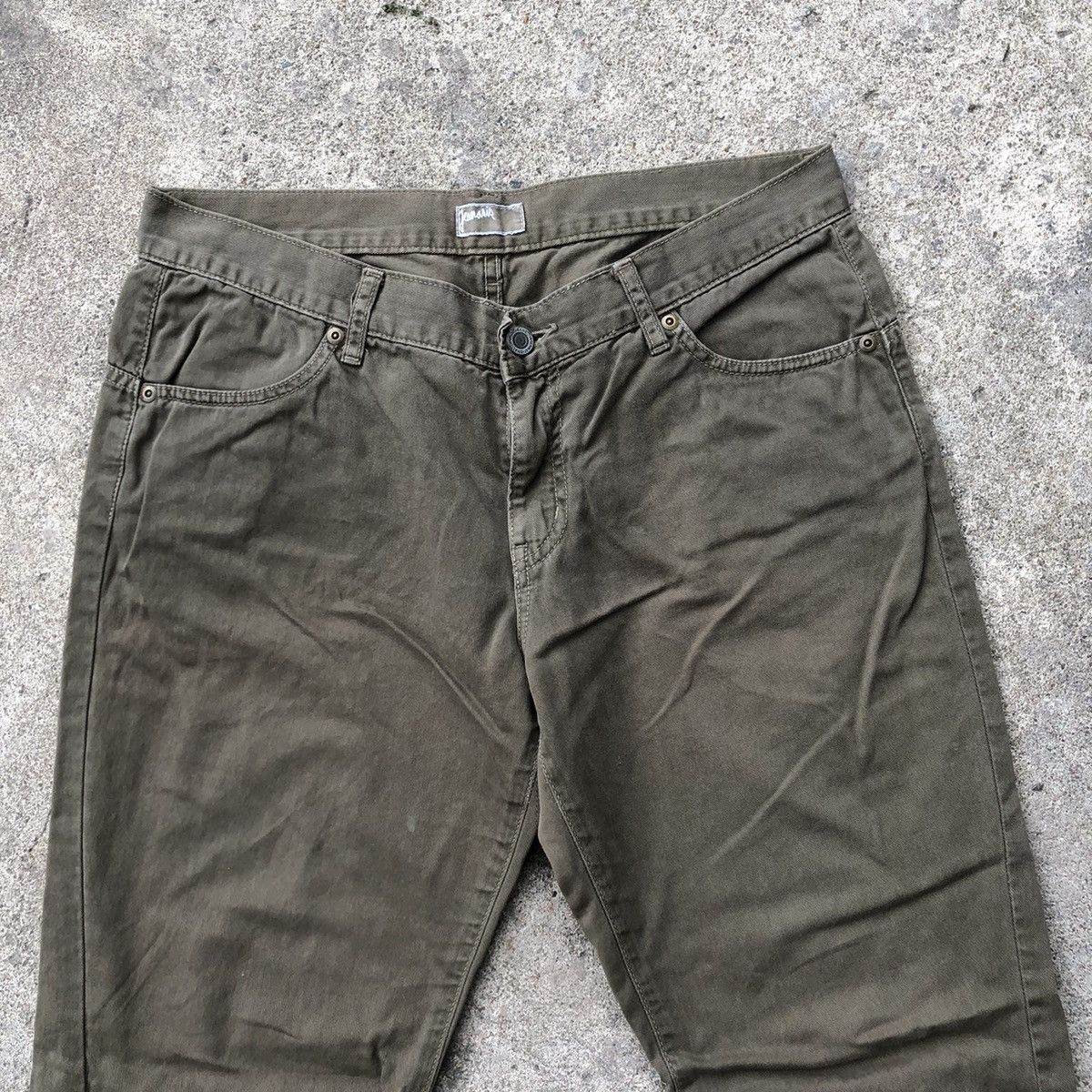 Japanese Brand × Vintage 🔥Rare🔥🇯🇵Unbrand Twist Design Stylish Casual Pants Size 32" / US 10 / IT 46 - 2 Thumbnail