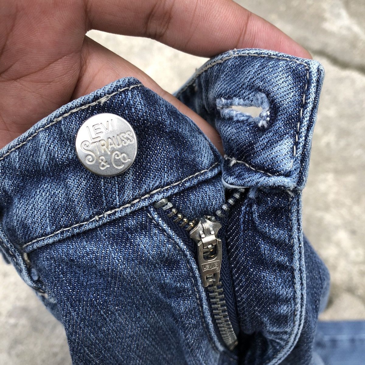 Levi's × Levi's Made & Crafted × Levi's Vintage Clothing 🔥Rare🔥Levis Lady Perfect Body Stone Wash Rips Denim Jeans Size 28" / US 6 / IT 42 - 10 Thumbnail