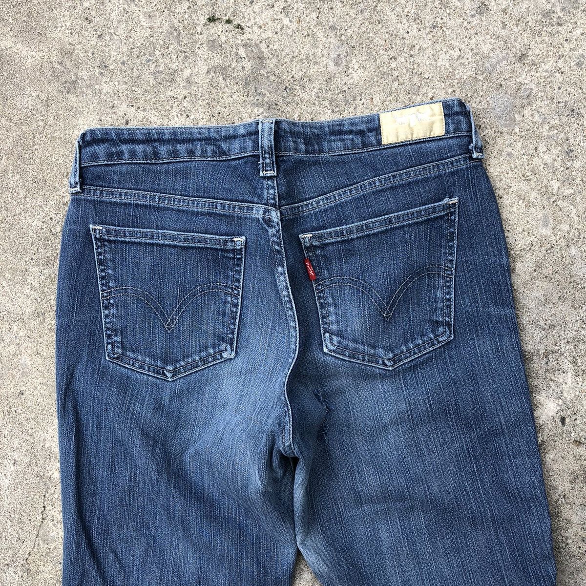 Levi's × Levi's Made & Crafted × Levi's Vintage Clothing 🔥Rare🔥Levis Lady Perfect Body Stone Wash Rips Denim Jeans Size 28" / US 6 / IT 42 - 5 Thumbnail
